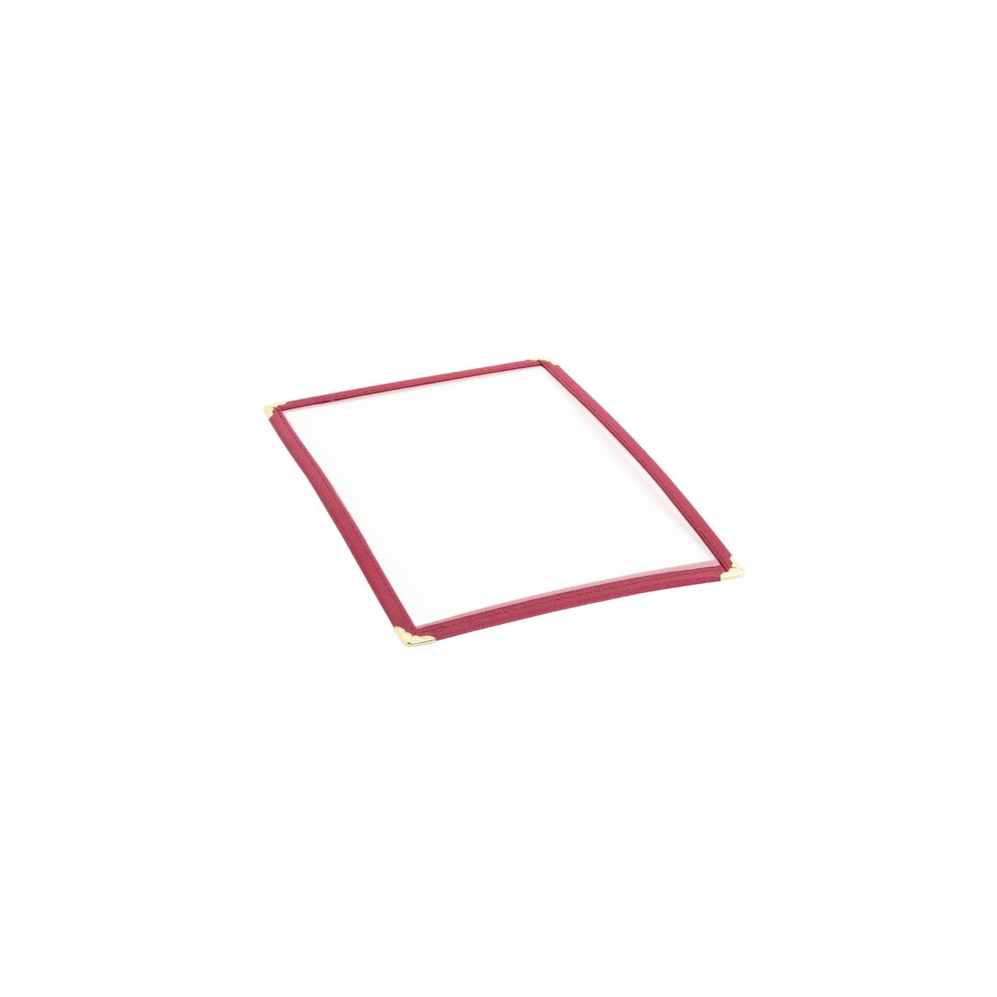 Olympia E296 American Style Menu Cover A4 Burgundy