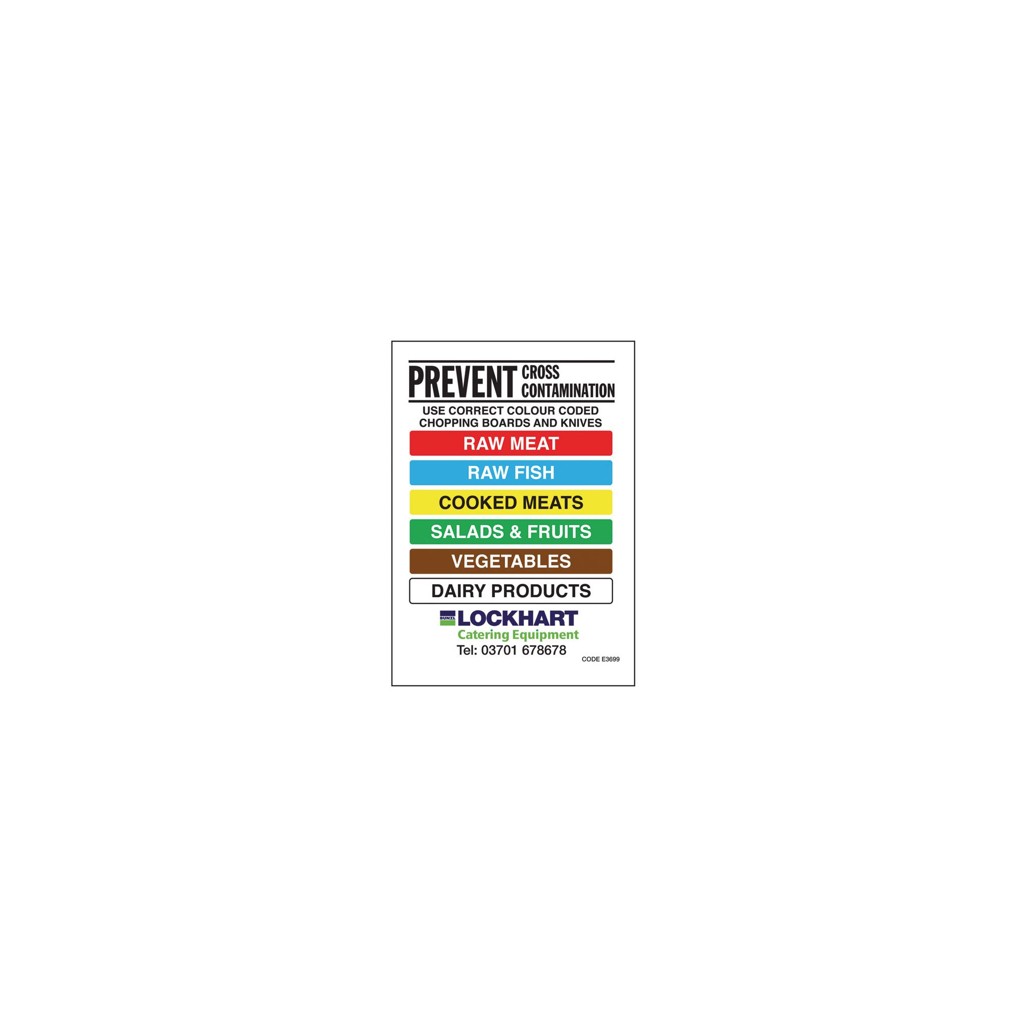 Prepara E3699 Colour Coding Wall Chart A3