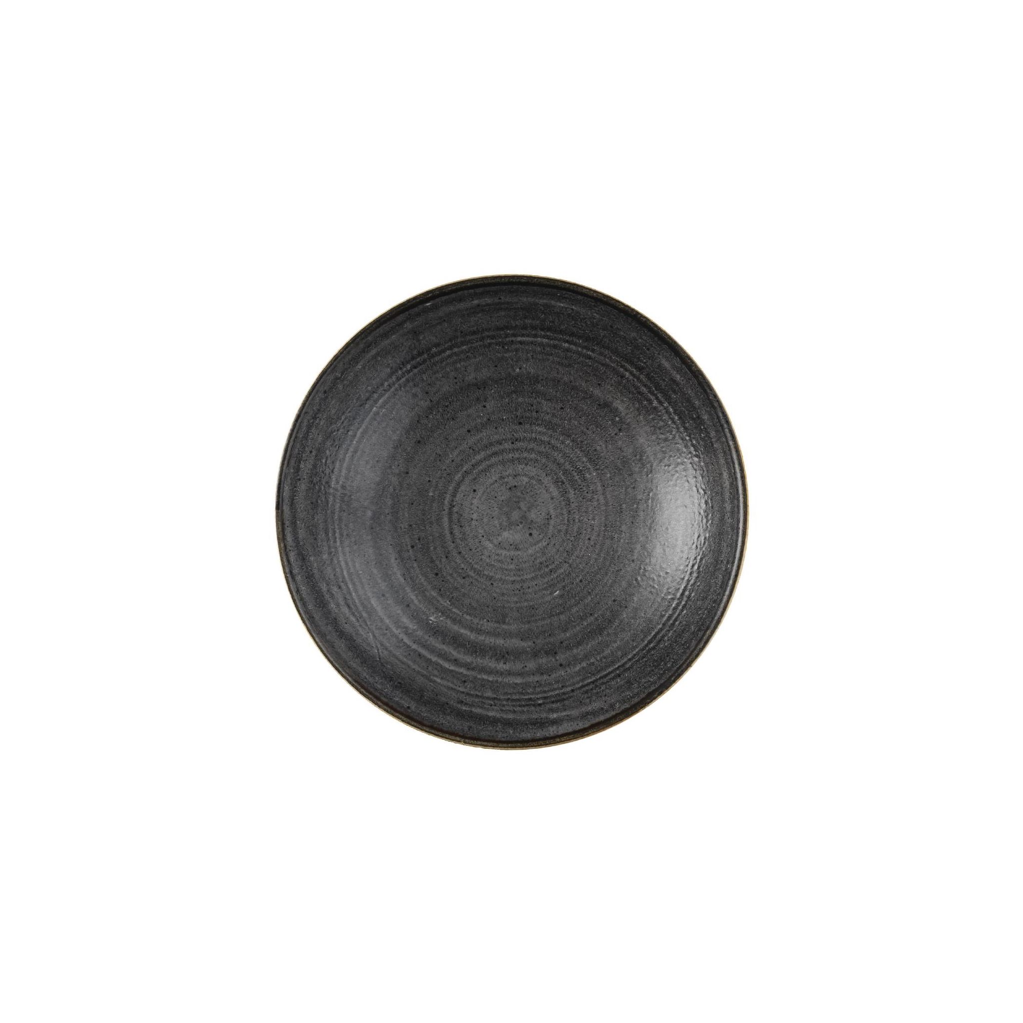 Churchill Stonecast Raw FS841 Coupe Bowls Black 184mm (Pack of 12)