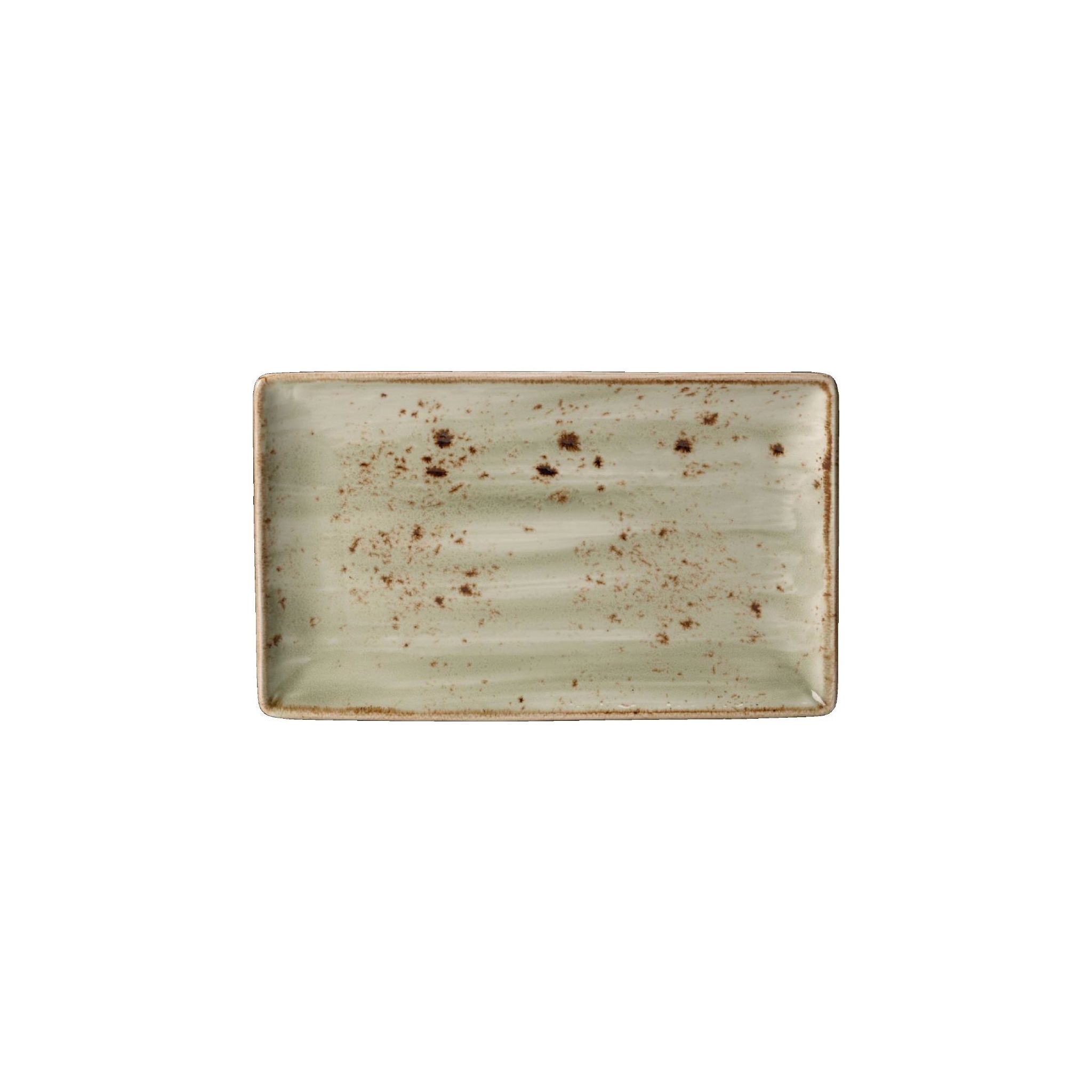 Steelite Craft V053 Green Rectangular Platters 270 x 167.5mm (Pack of 6)