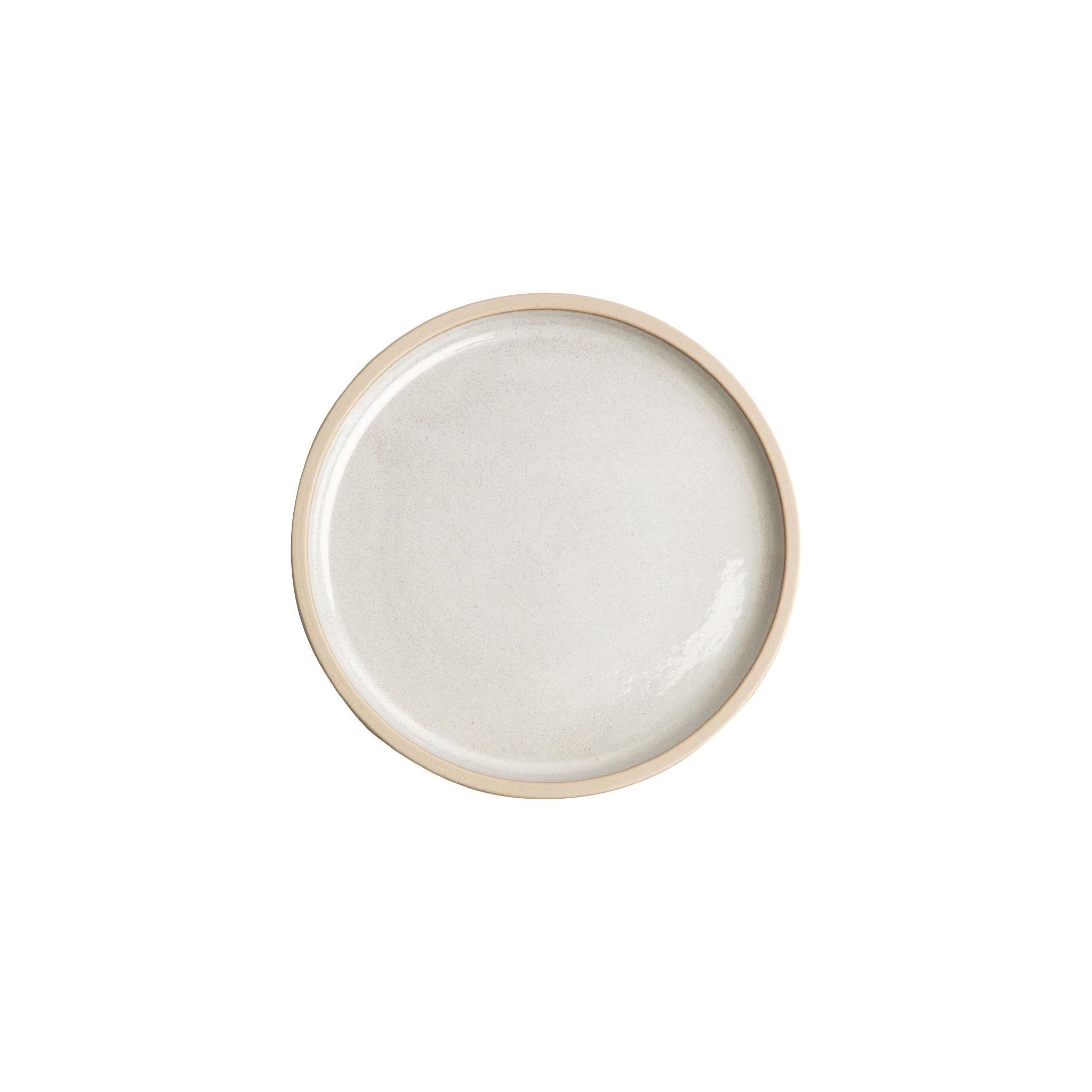 Olympia Canvas FA329 Flat Round Plates Murano White 250mm (Pack of 6)