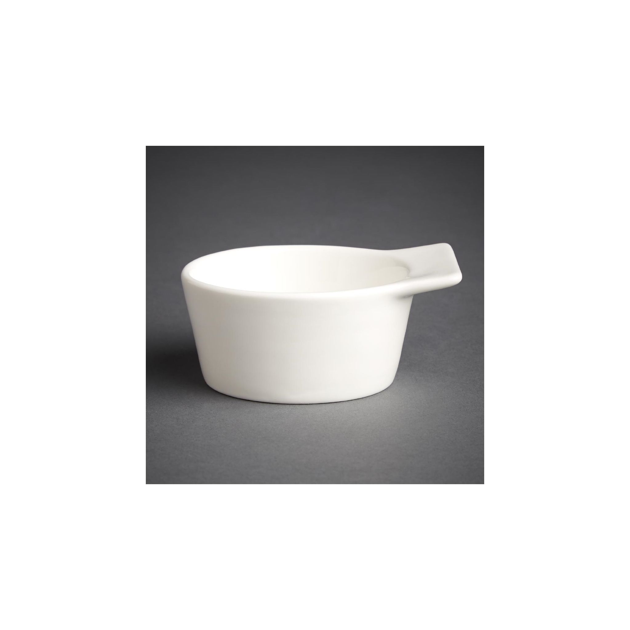 Olympia Lumina GM467 Winged Ramekin Dishes White 60ml (Pack of 6)