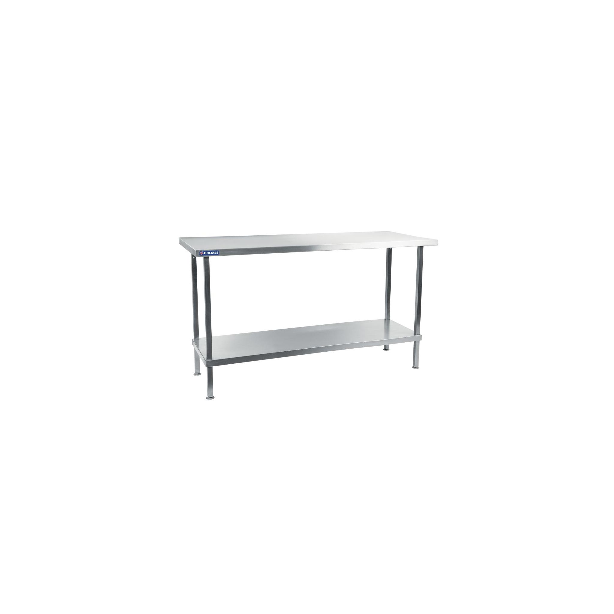 Holmes DR057 1500w x 700d mm Fully Assembled Stainless Steel Centre Table