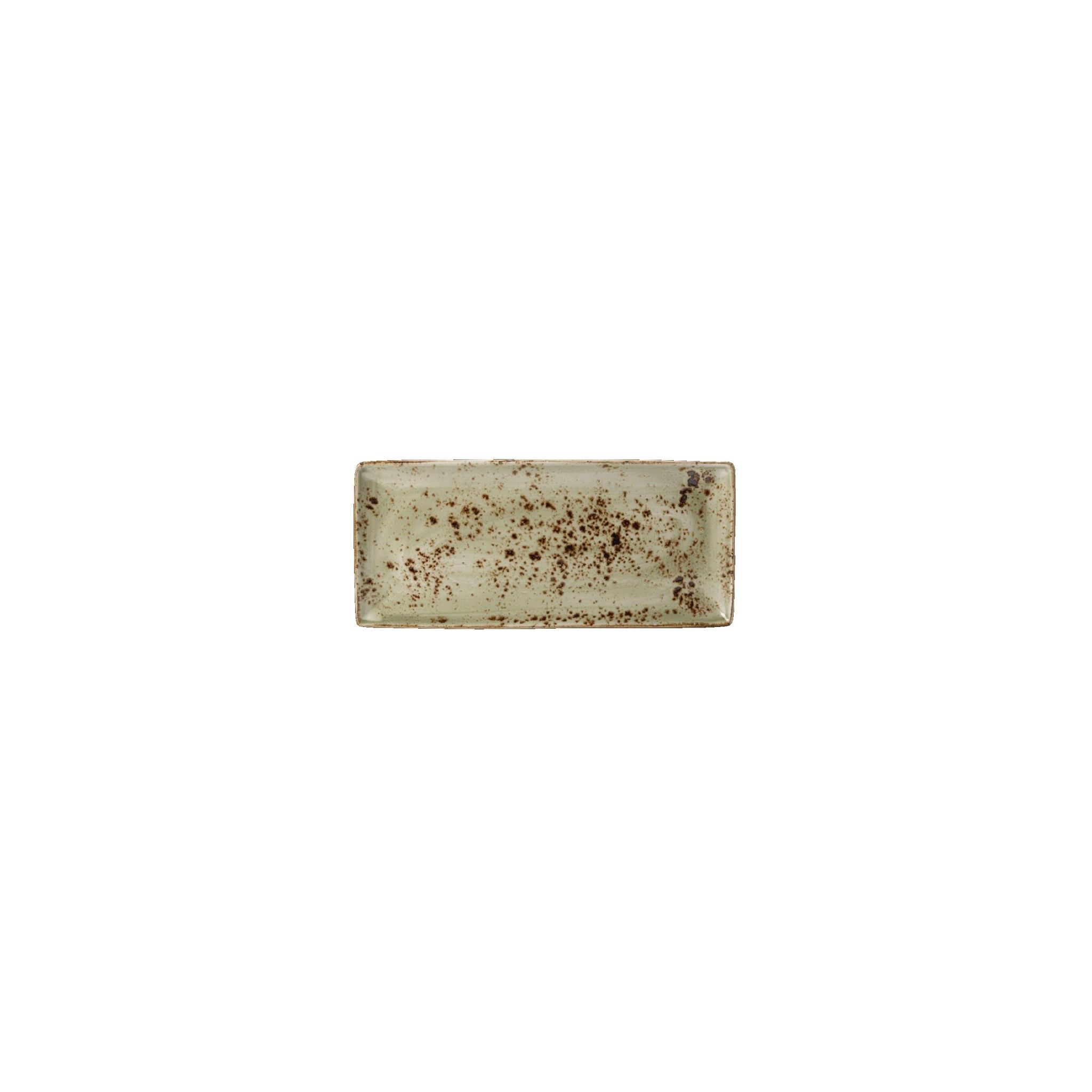 Steelite Craft V055 Green Rectangular Platters 370 x 265mm (Pack of 6)