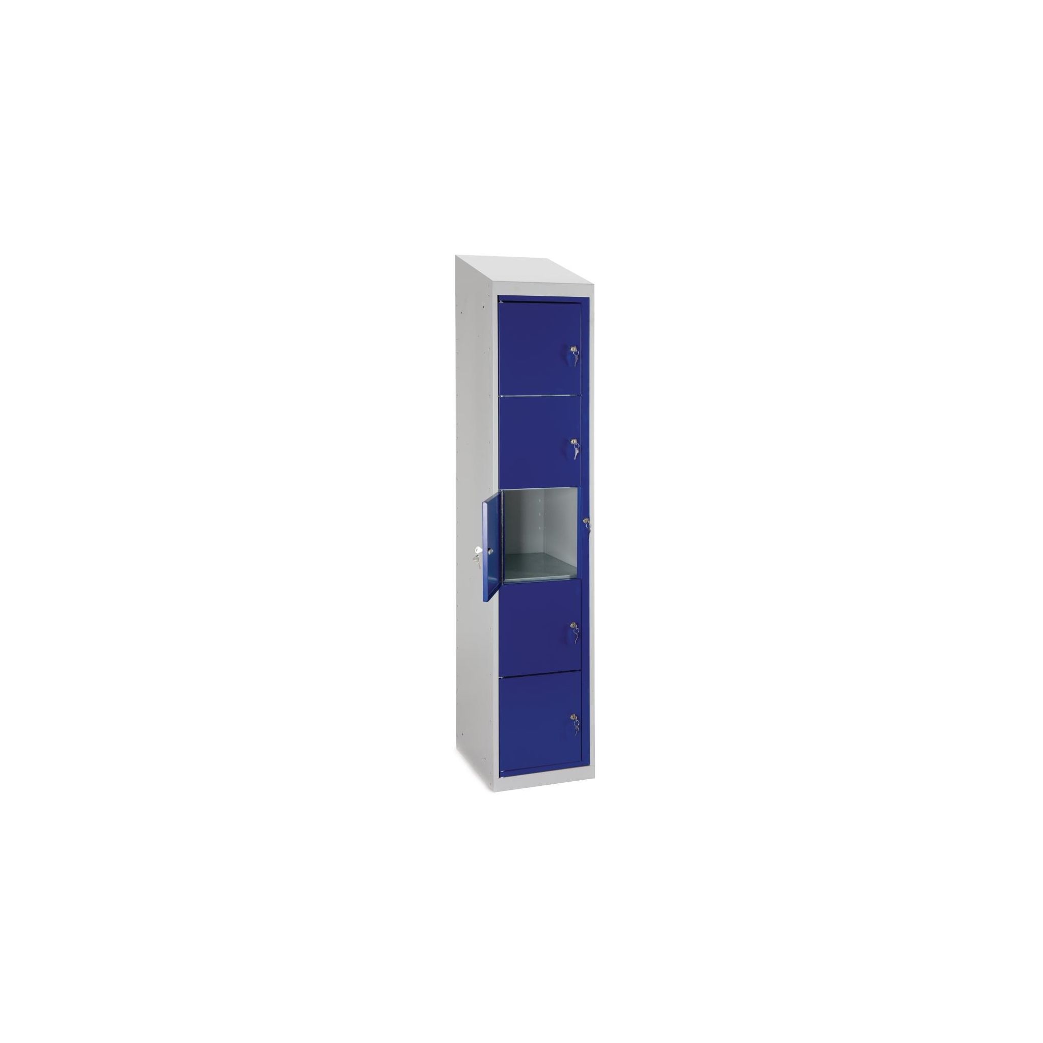 Elite Lockers GG716 Garment 5 Door Dispensing Locker Sloping Top