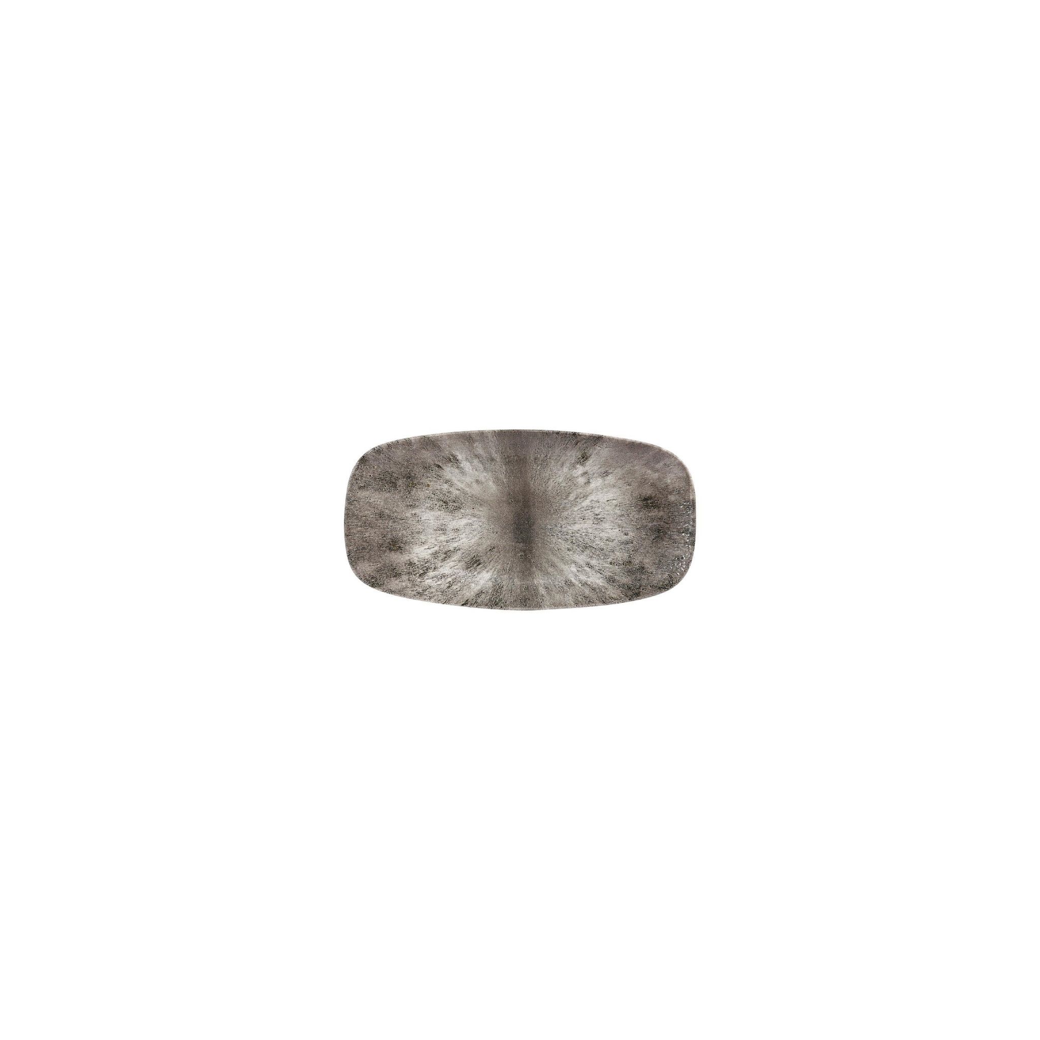 Churchill Studio Prints Stone DW392 Rectangular Plates Quartz Black 153 x 298mm (Pack of 12)