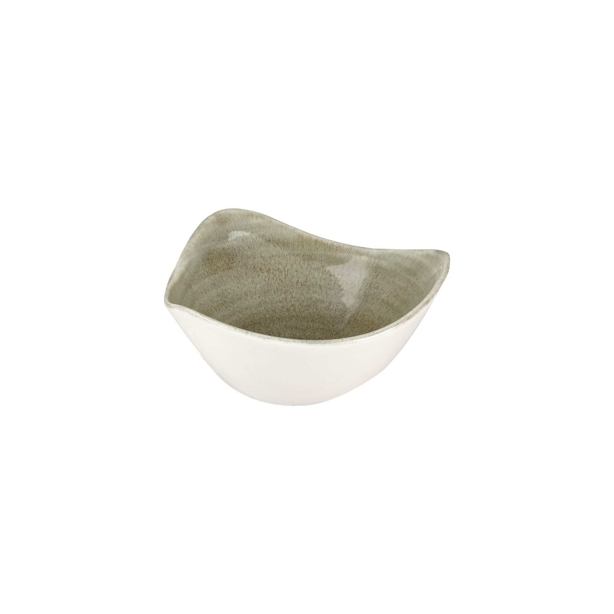 Churchill Stonecast Patina HC816 Antique Triangle Bowls Green 153mm (Pack of 12)