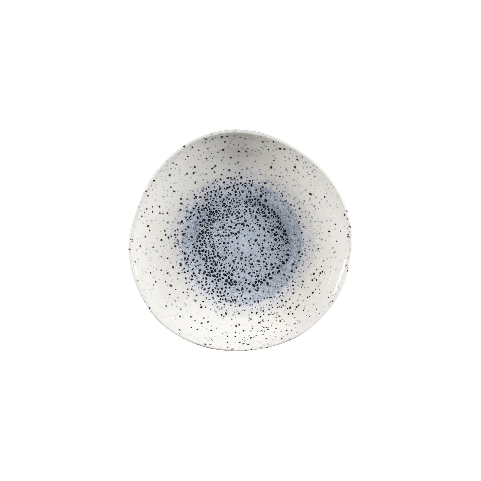 Churchill Studio Prints Mineral FC129 Blue Centre Organic Round Bowls 253mm 1.1Ltr (Pack of 12)
