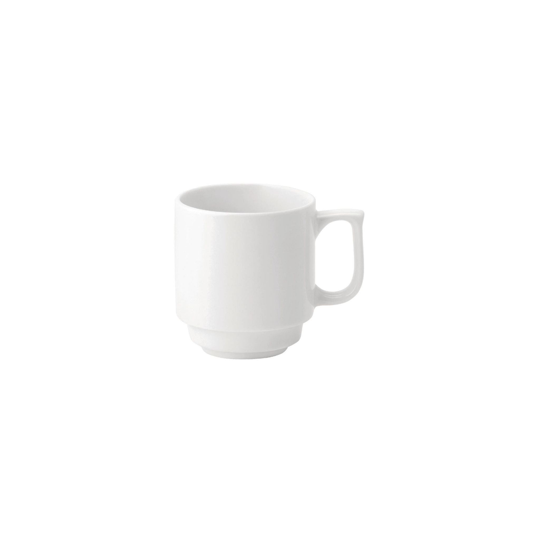 Utopia Pure White DY336 Stacking Mugs White 280ml (Pack of 36)