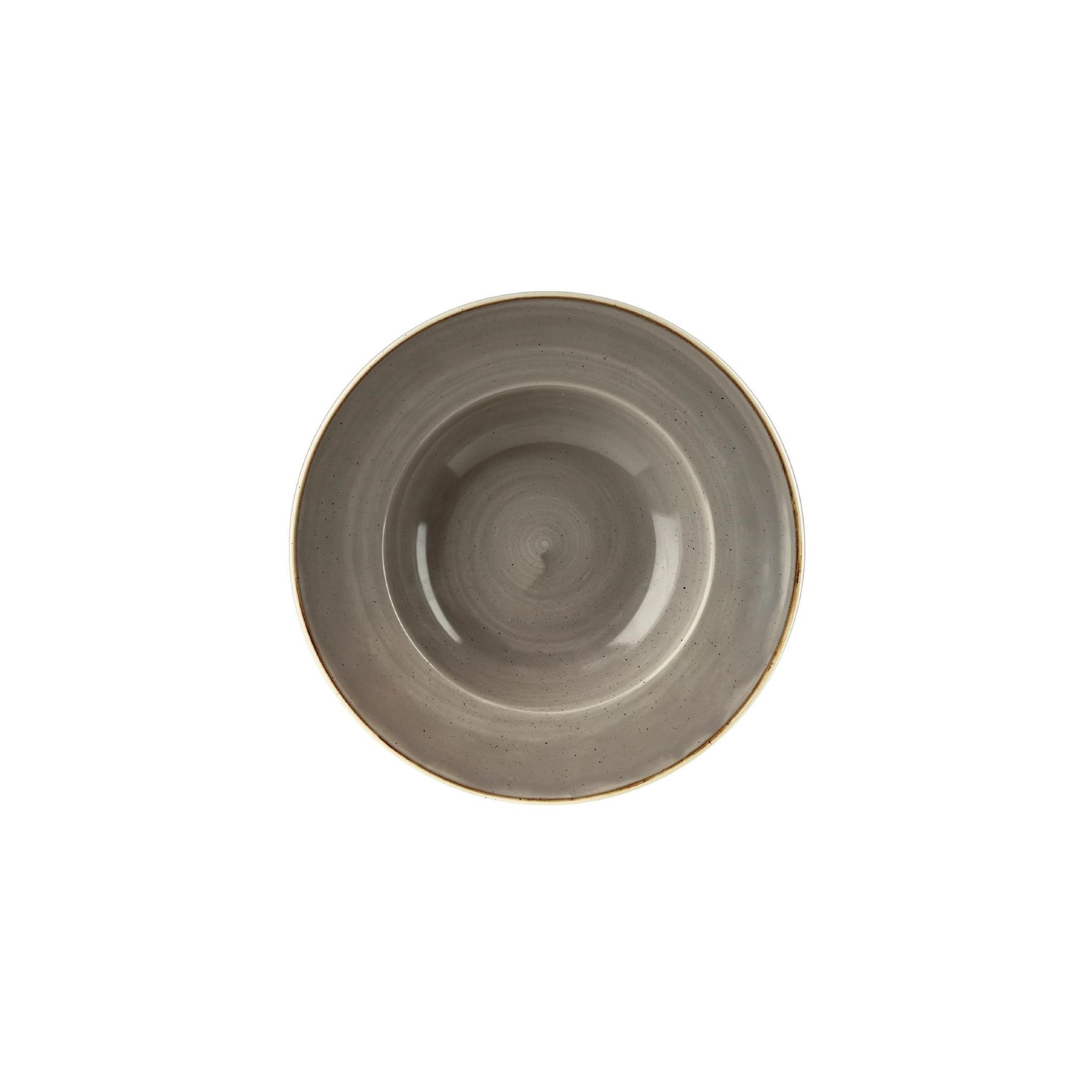 Churchill Stonecast DF796 Round Wide Rim Bowls Peppercorn Grey 277mm (Pack of 12)