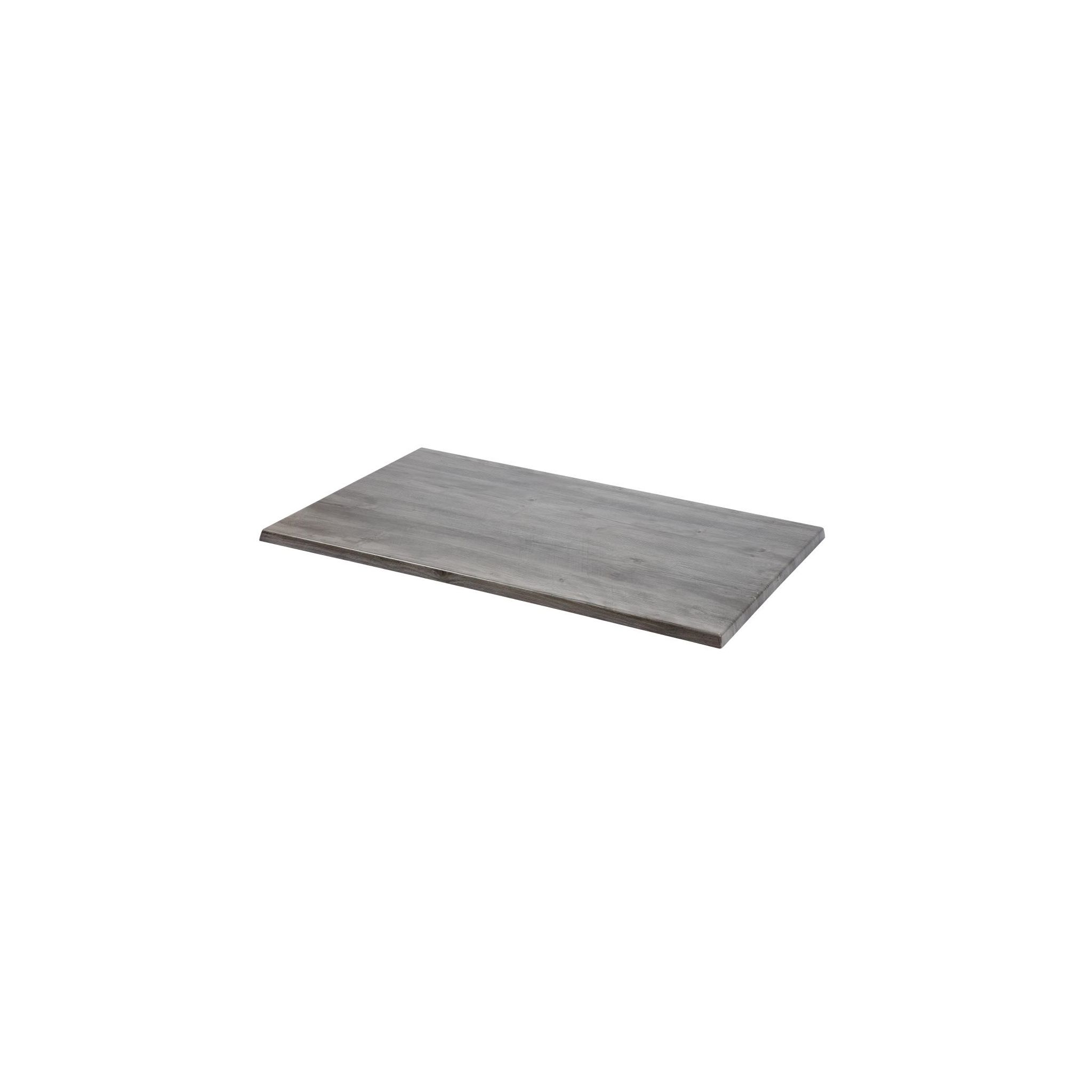 Werzalit GR651 Pre-drilled Rectangular Table Top Ponderosa Grey 1100 x 700mm