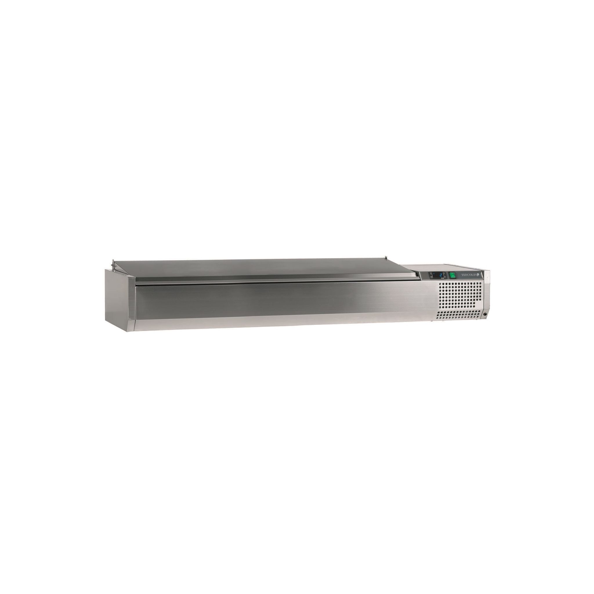 Tefcold GVC33-200 S/S 10 x 1/4GN Refrigerated Countertop Food Prep Topping Unit