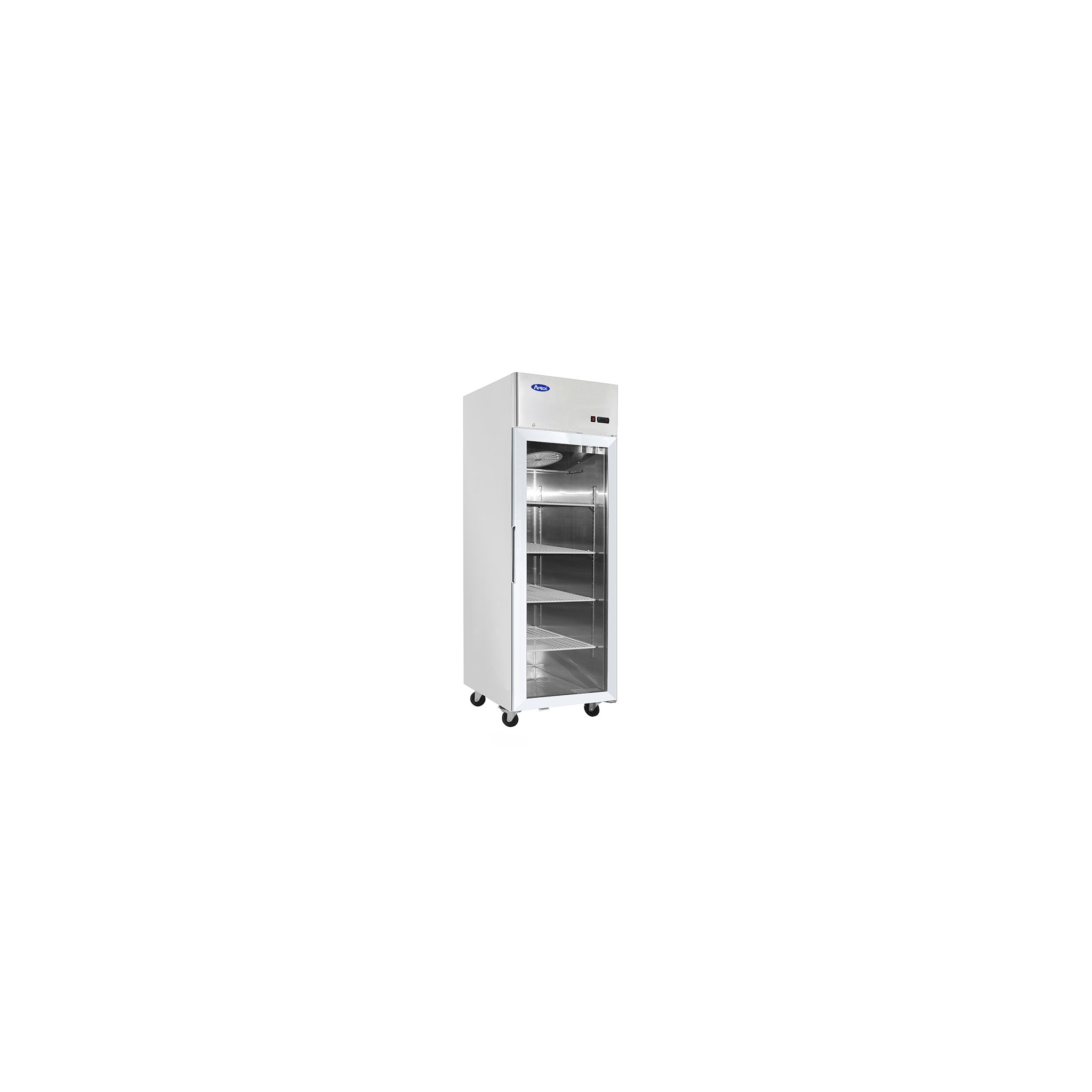 Atosa YCF9407GR 410 Ltr Upright Single Glass Door Stainless Steel Display Freezer