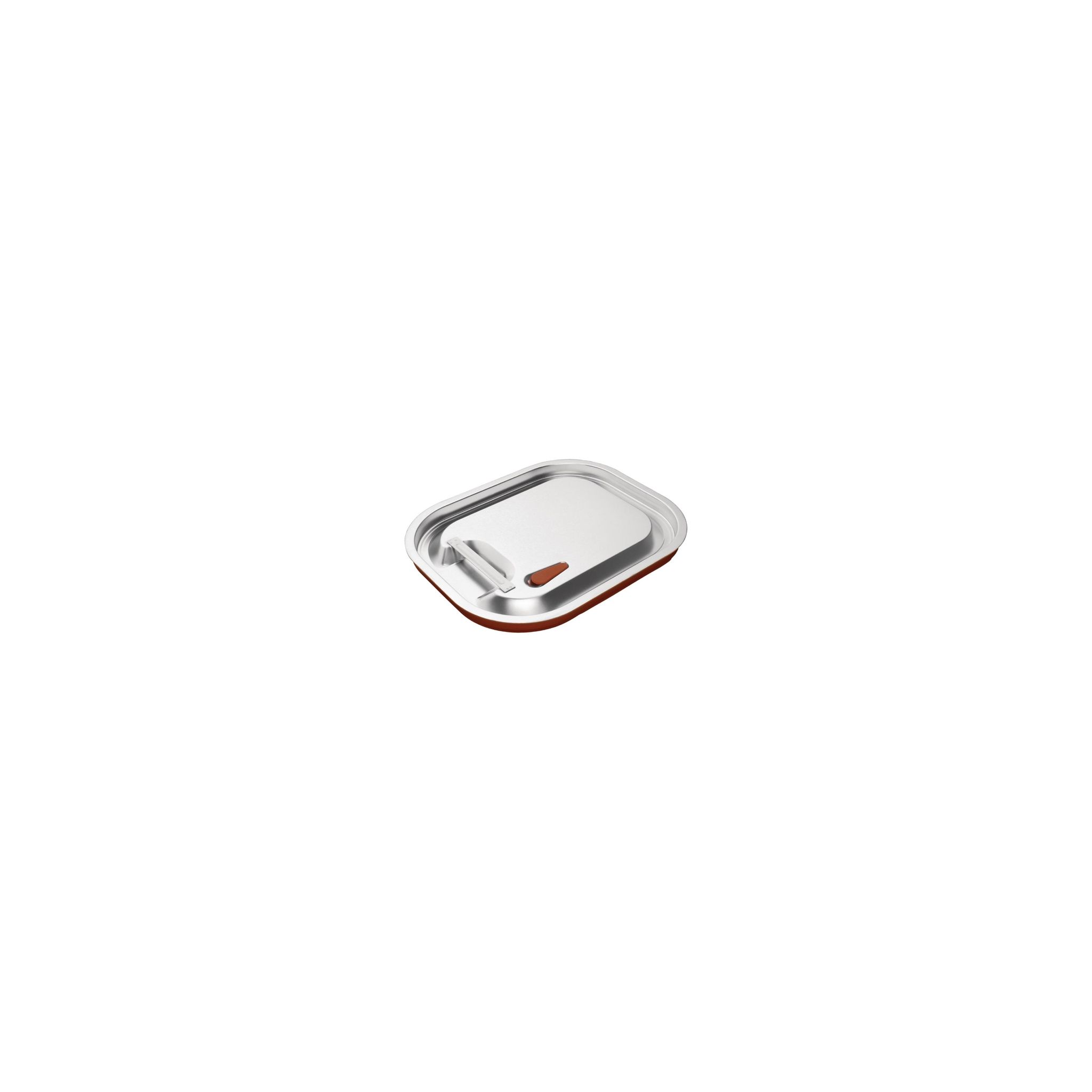 Vogue CP269 Stainless Steel and Silicone Sealable 1/2 Gastronorm Tray Lid
