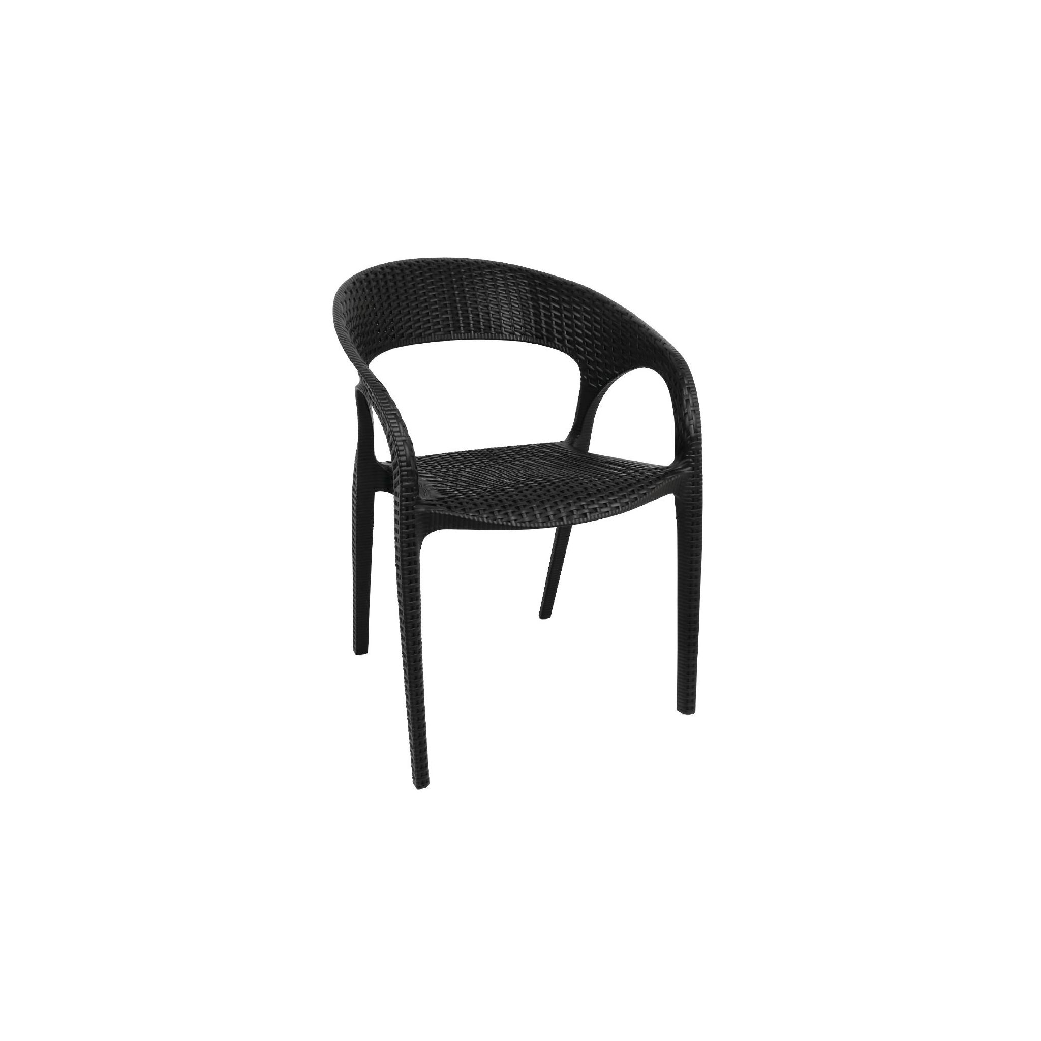 Bolero GR363 PP Rattan Wraparound Armchairs (Pack of 4)