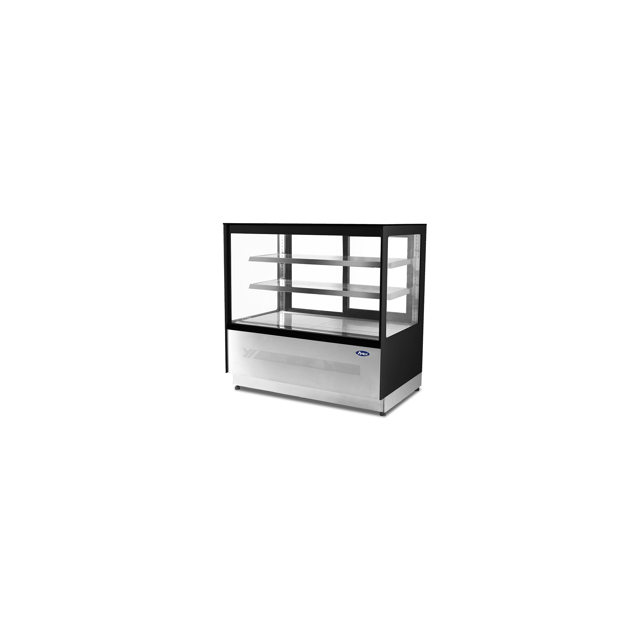Atosa WDF097F 904mm Wide Flat Glass Patisserie Serve Over Counter Display Fridge