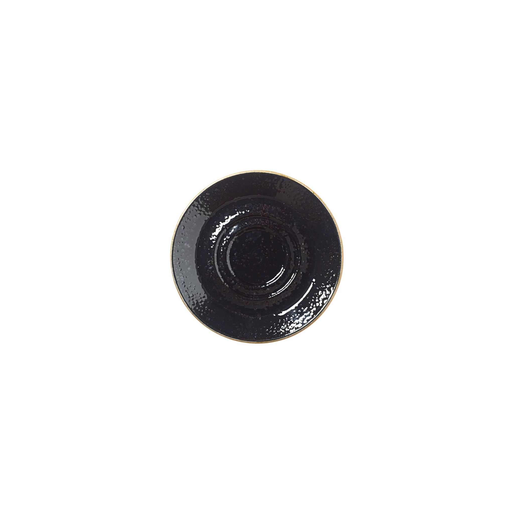 Steelite Craft VV1035 Liquorice Saucers Large Double-Well 145mm (Pack of 36)