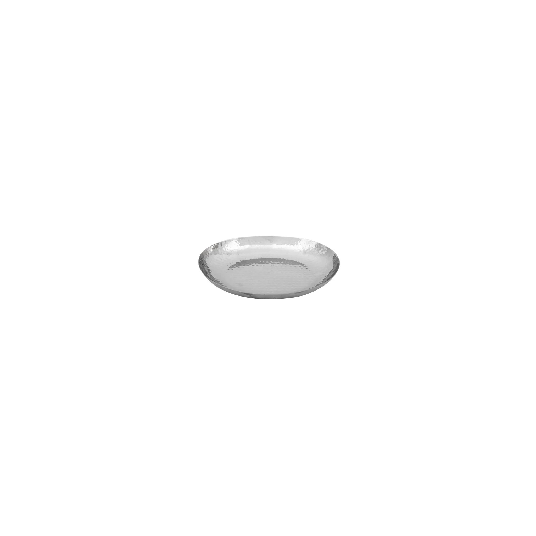 Olympia FU283 Hammered Stainless Steel Oval Serving Tray 280x230mm