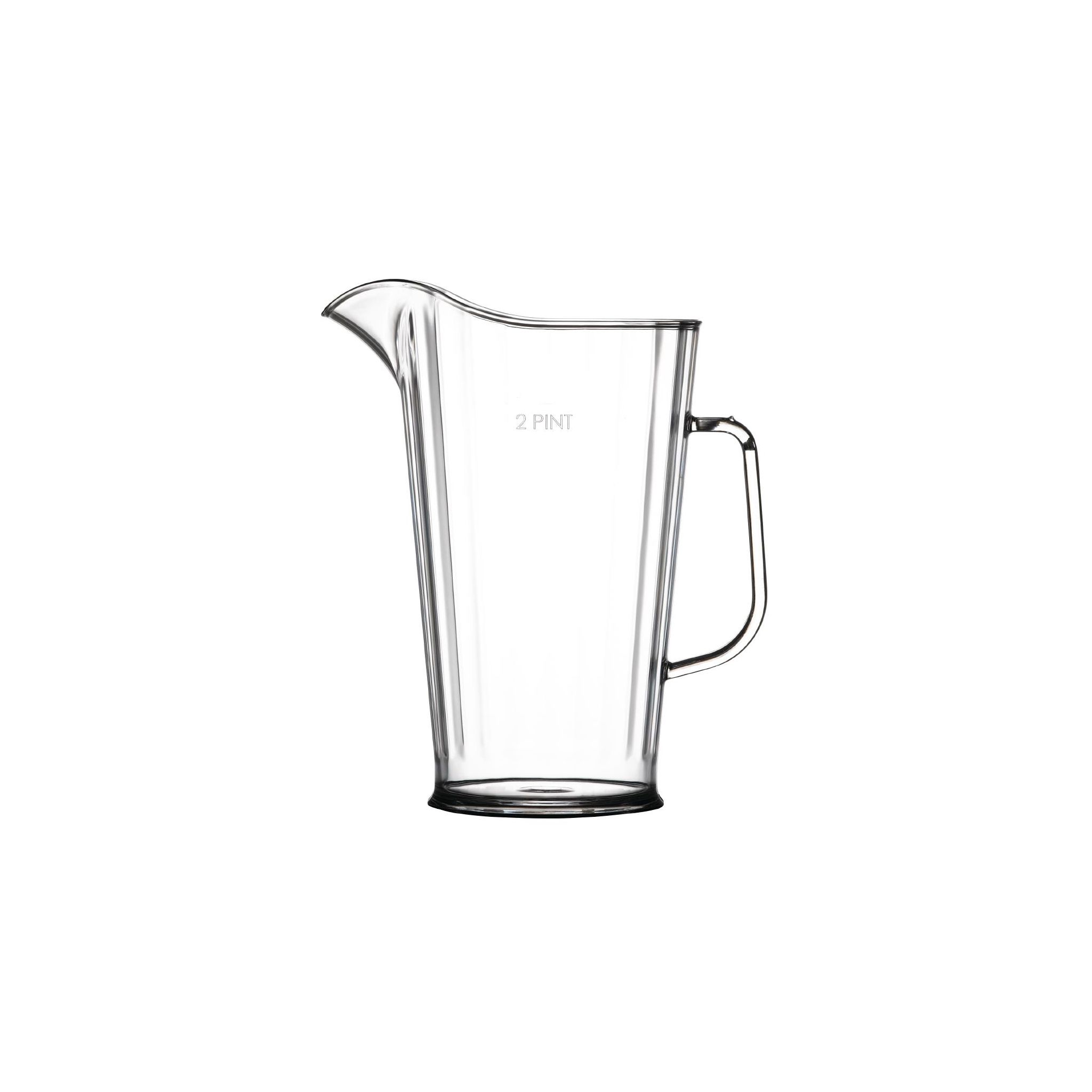 BBP U410 Polycarbonate Jugs CE Marked Clear 1.1Ltr (Pack of 4)