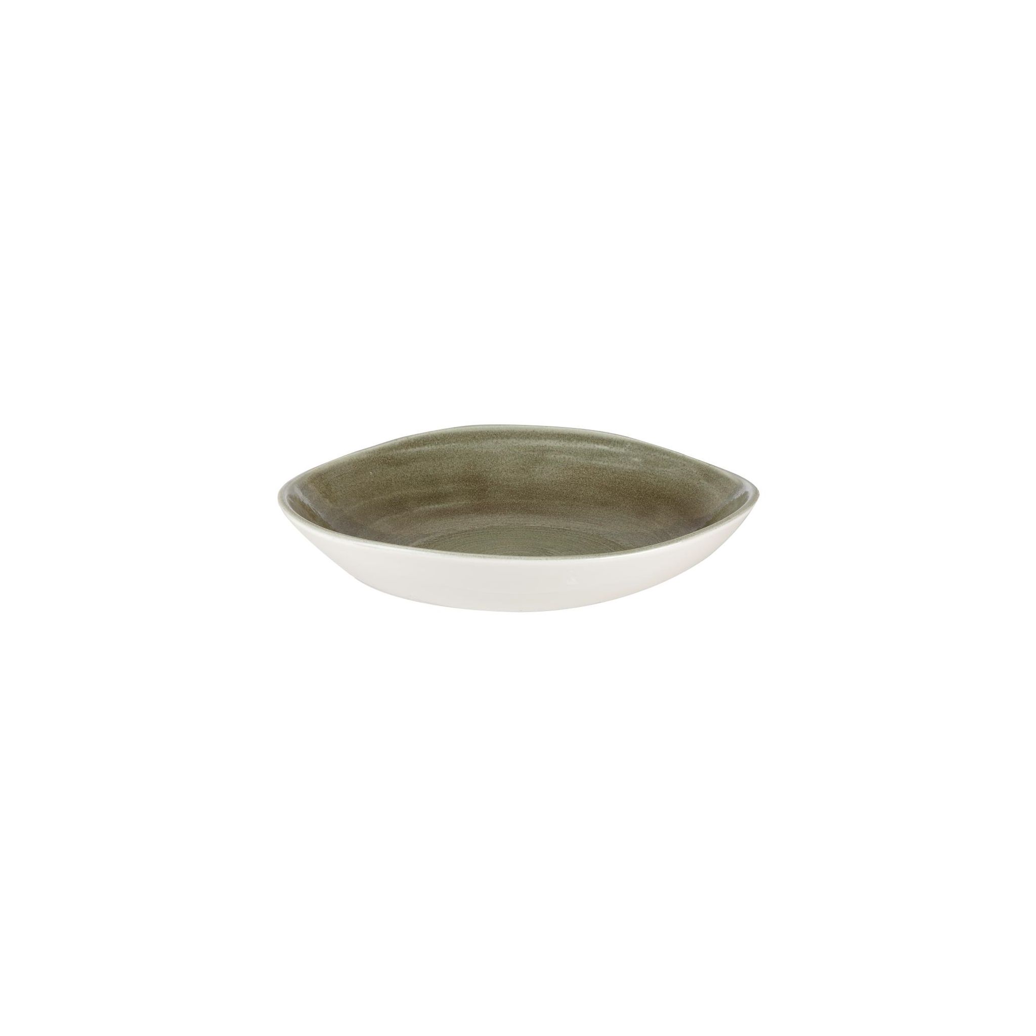 Churchill Stonecast Patina HC824 Antique Organic Round Bowls Green 253mm (Pack of 12)