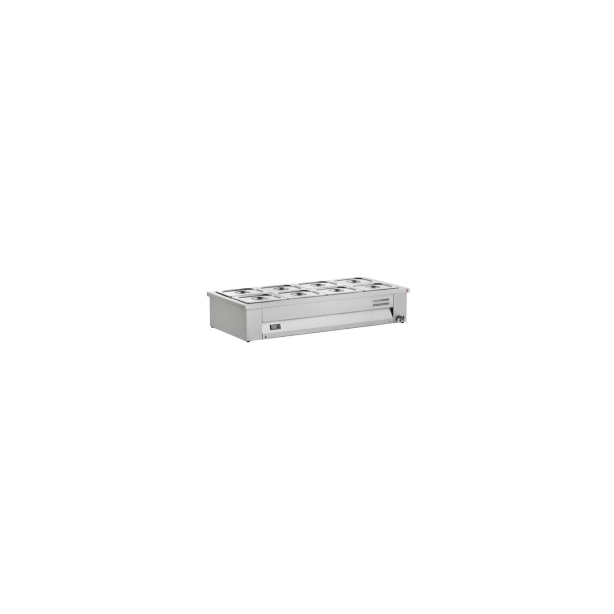 Inomak MAV614 4 x 1/1GN Electric Countertop Wet Heat Bain Marie With Tap