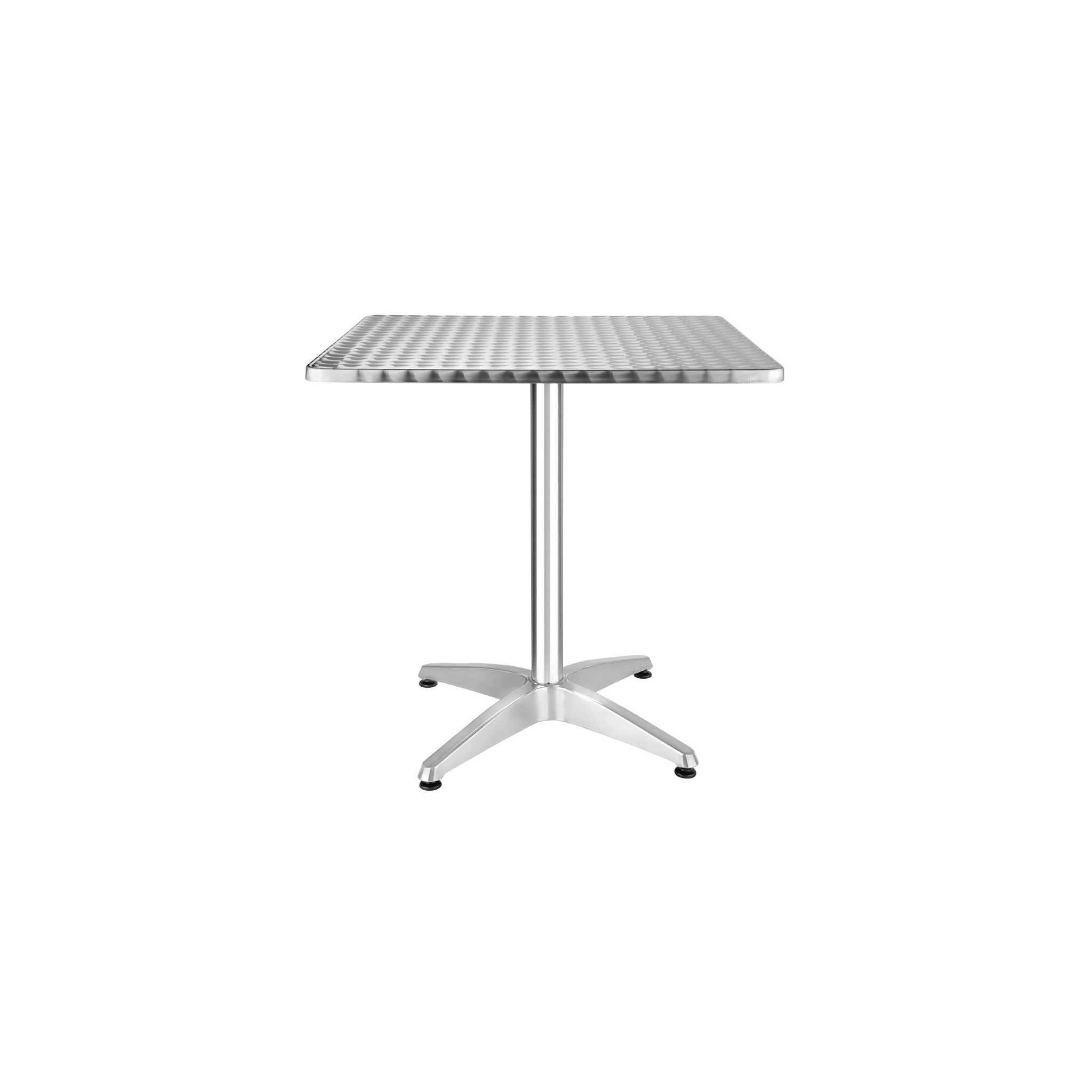 Bolero Bistro CG834 Square Stainless Steel Table 700mm