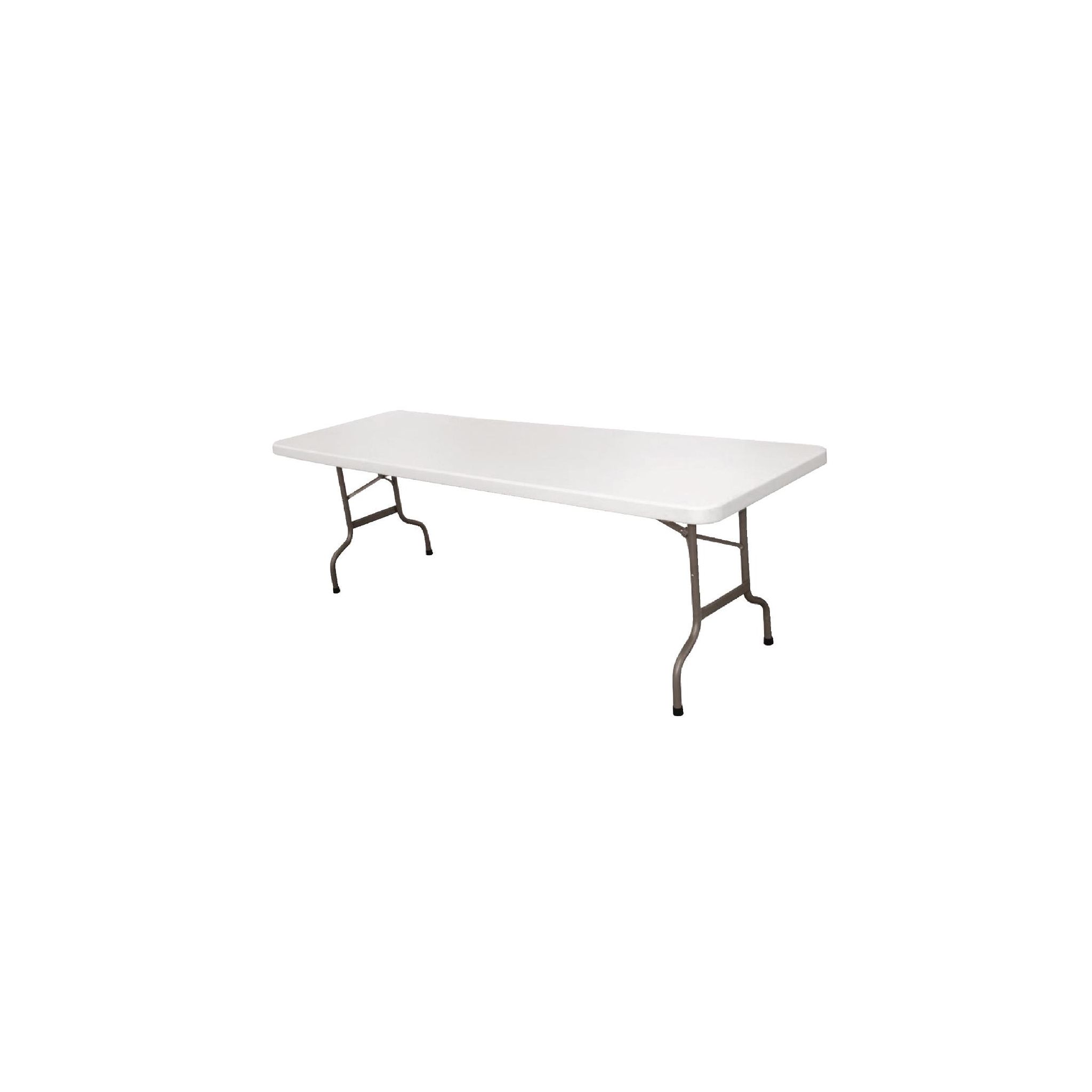 Bolero CF375 Centre Folding Table Rectangular White 8ft