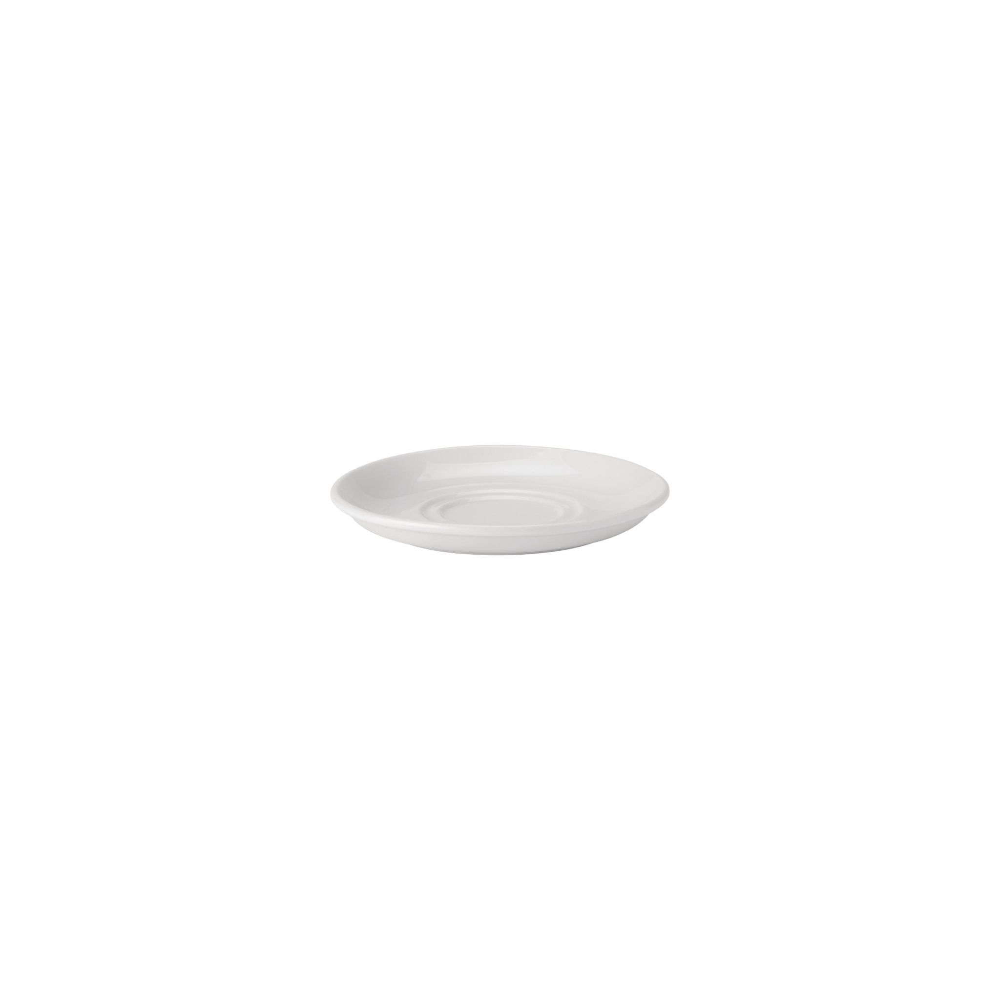 Utopia Pure White DY334 Double Well Saucers 150mm (Pack of 24)