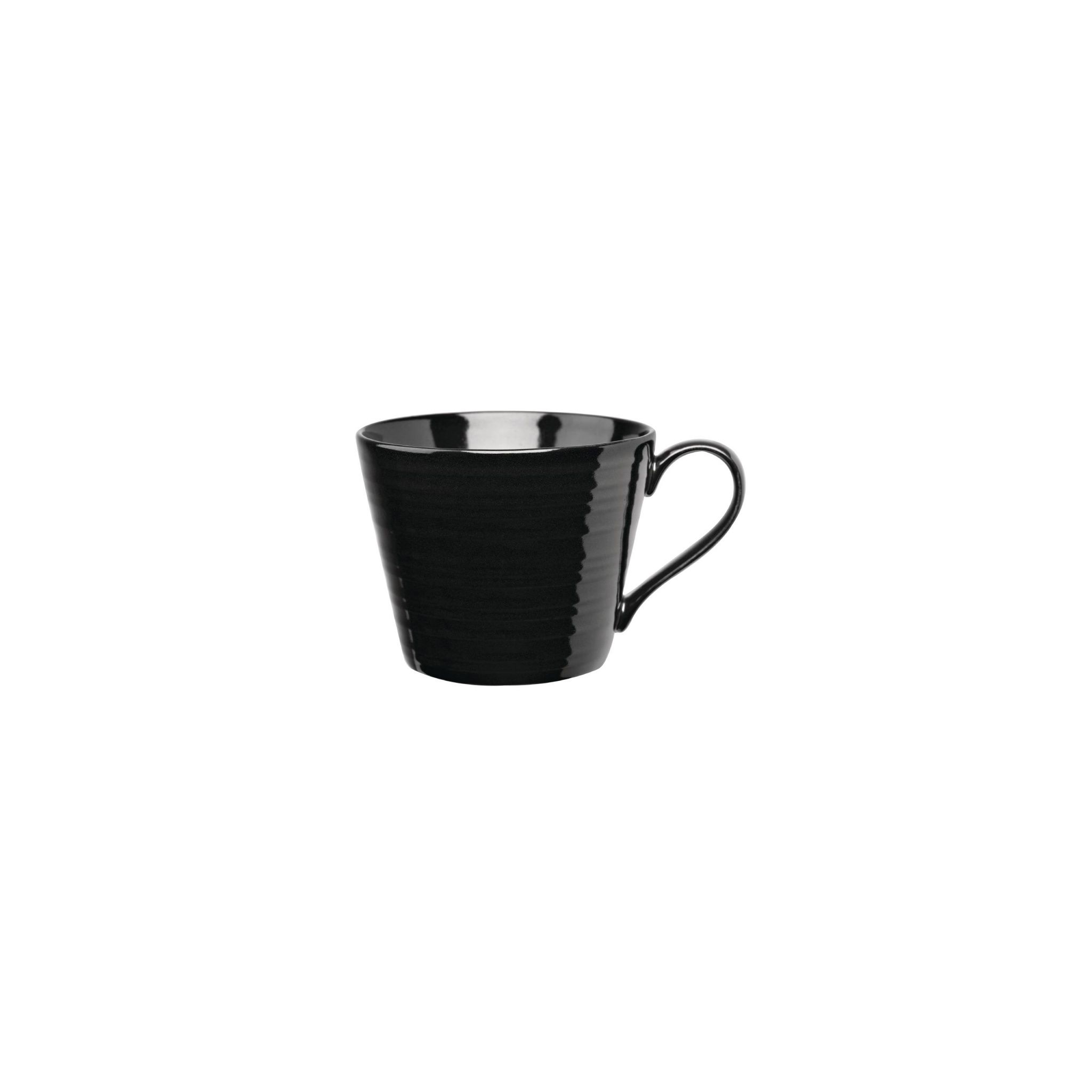 Churchill Art de Cuisine Rustics GF704 Black Snug Mugs 341ml (Pack of 6)