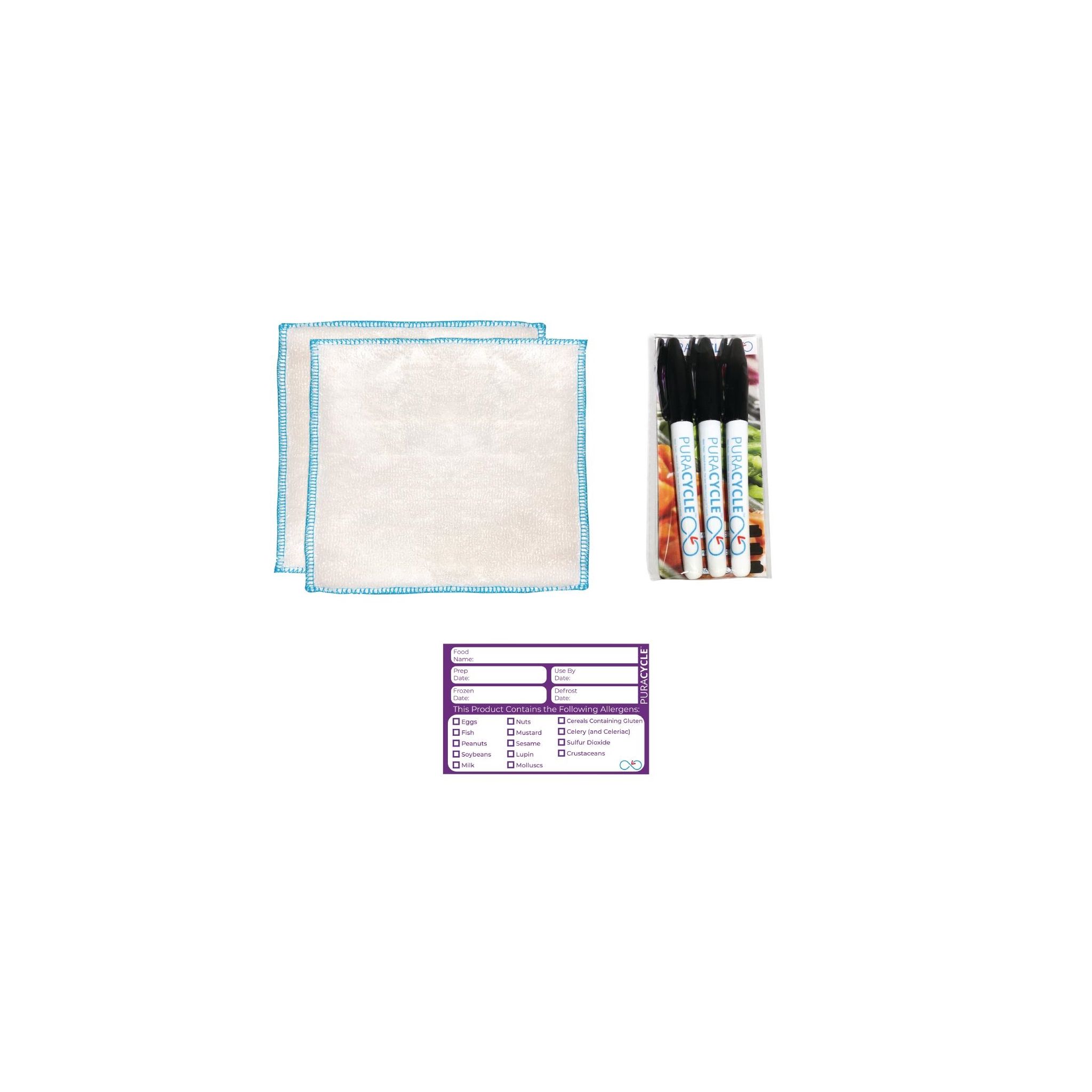 PuraCycle SA499 Allergen Reusable Label Pack Purple