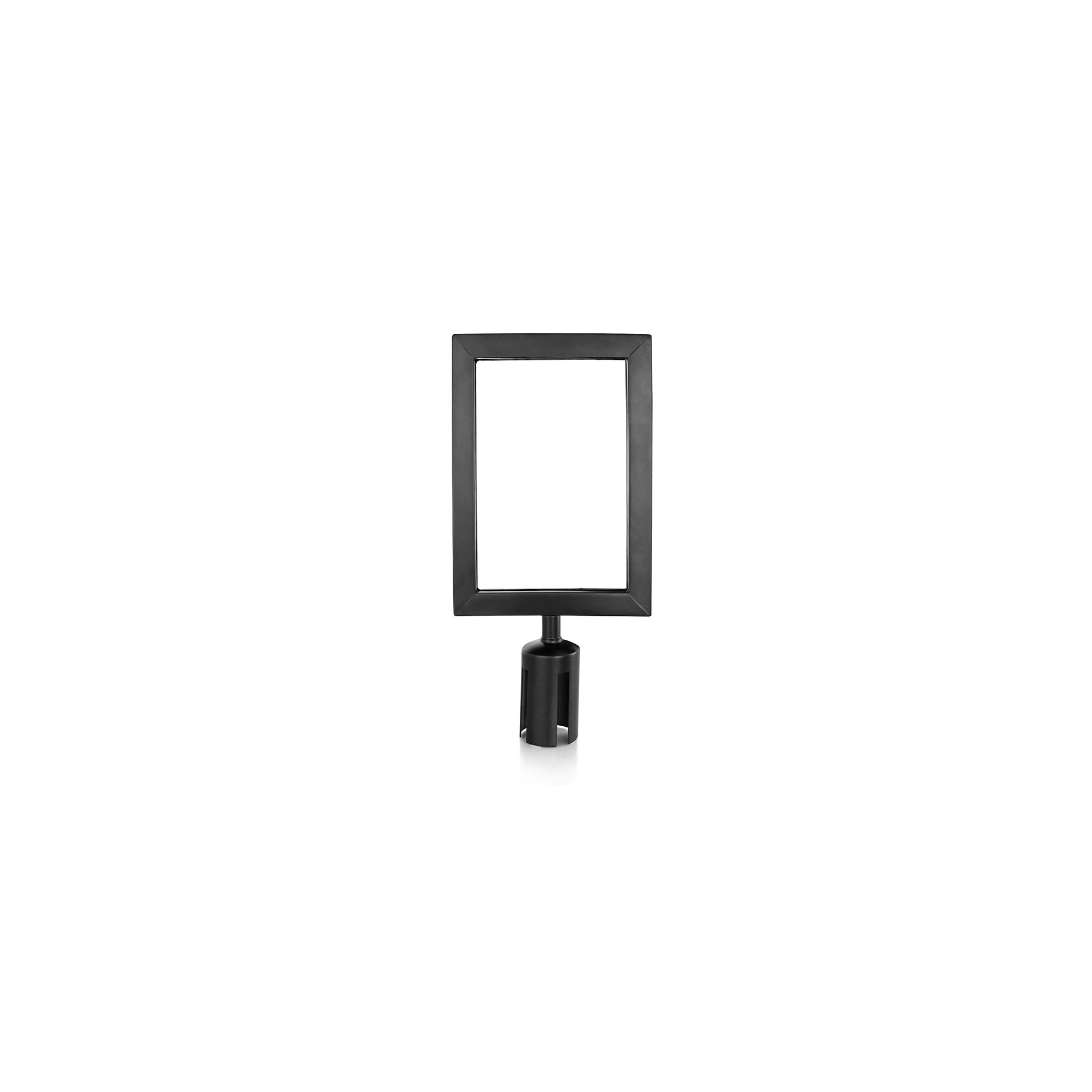 Prepara FB116 Removable Black Stanchion Top Sign Frame for FB109