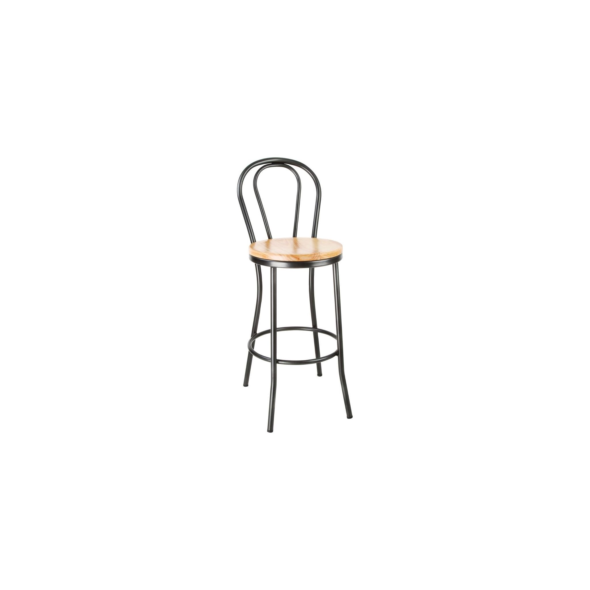 Bolero Clarisse DC179 High Stools Metallic Grey (Pack of 1)