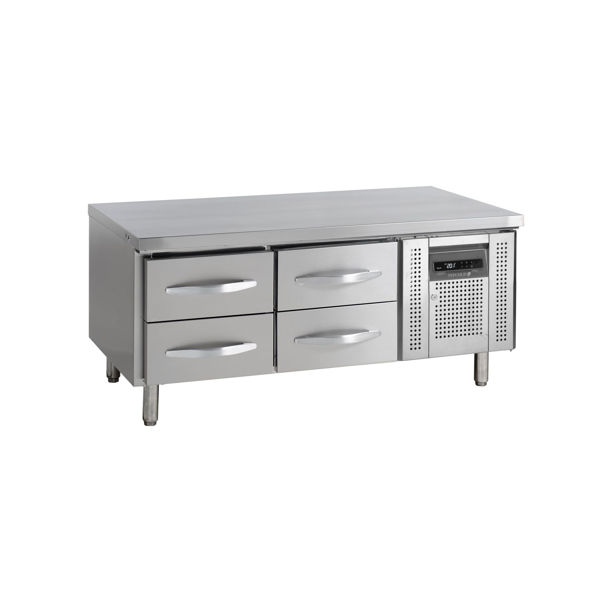 Tefcold UC5240 4 x 1/1GN Drawers Stainless Steel Refrigerated Chef Base