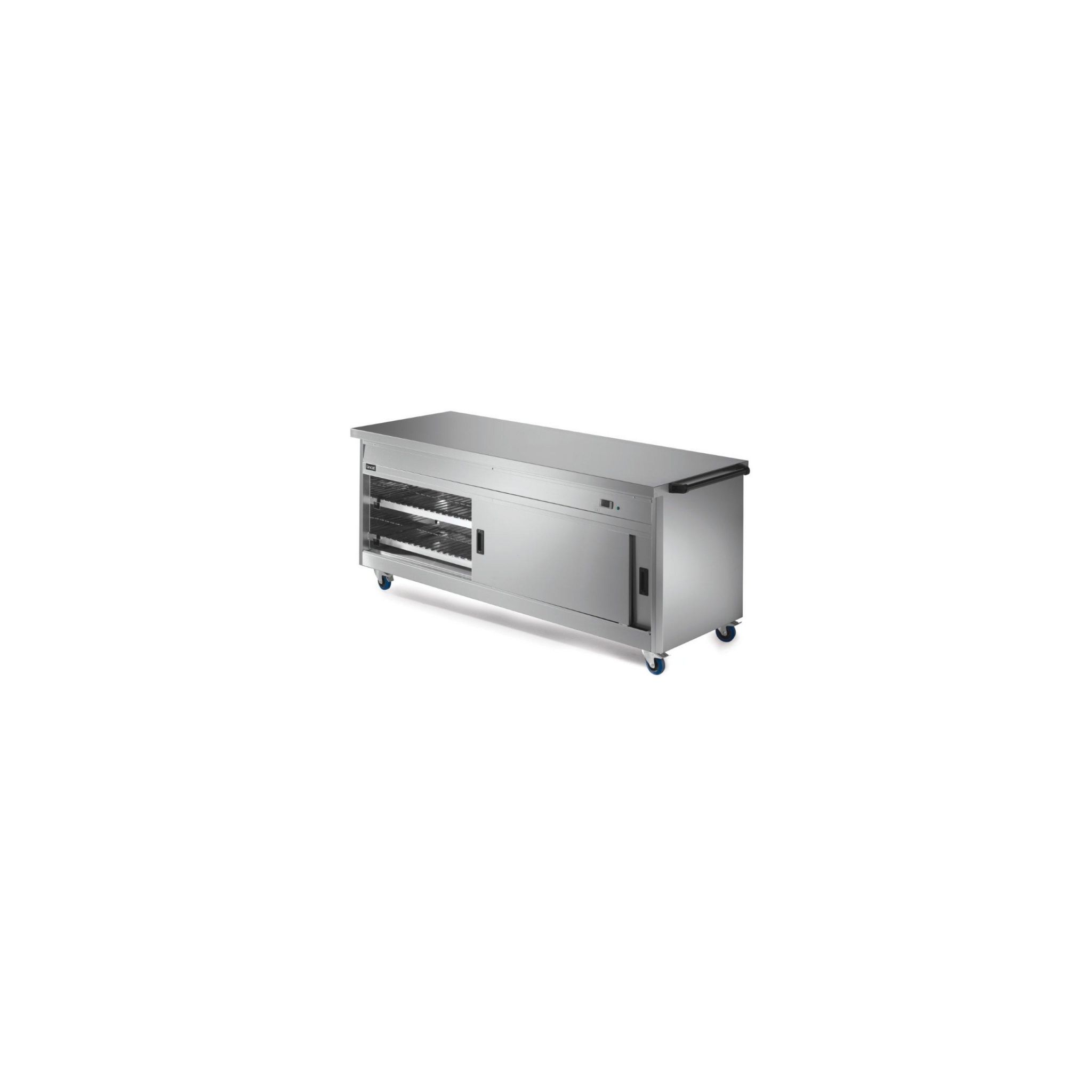 Lincat Panther P8P6PT 2180mm Wide Passthrough Mobile Hot Cupboard With Plain Top