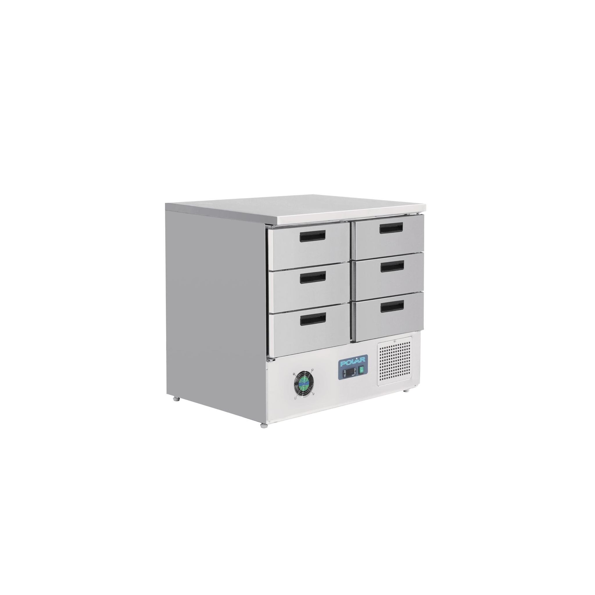 Polar G-Series FA440 Medium Duty 240 Ltr 6 Drawer Stainless Steel Refrigerated Prep Counter