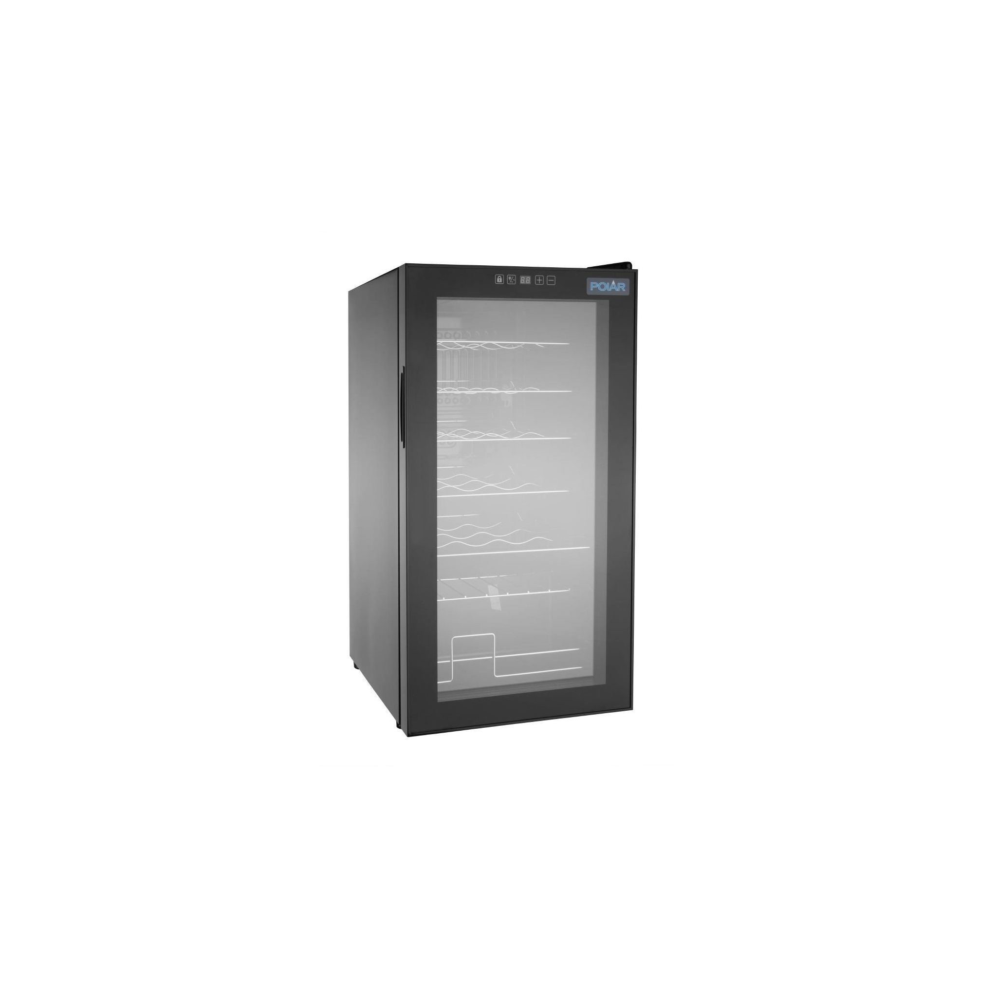 Polar C-Series CC066 74 Ltr Countertop Black Single Zone Wine Cooler