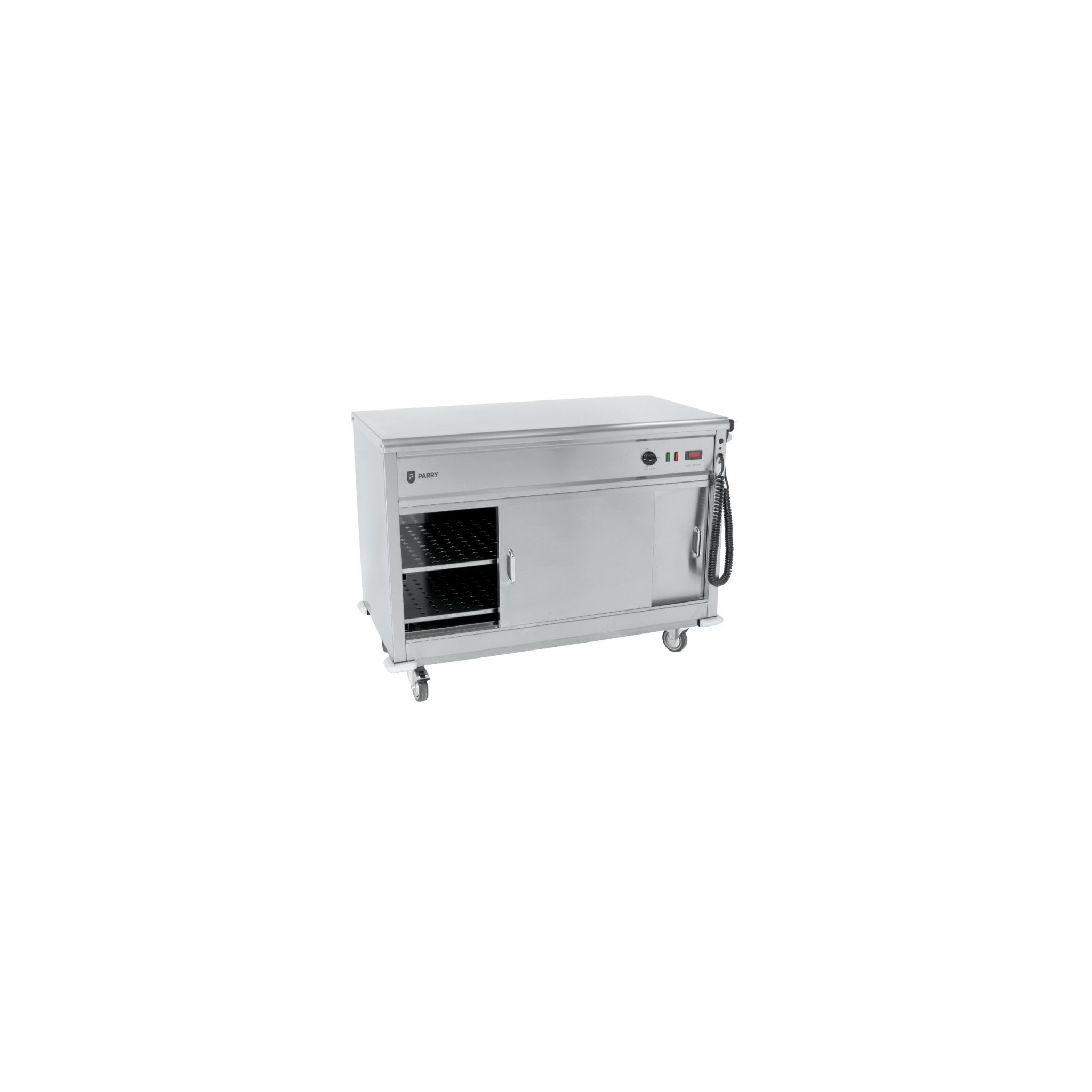 Parry MSF9 990mm Wide Mobile Hot Cupboard With Plain Top