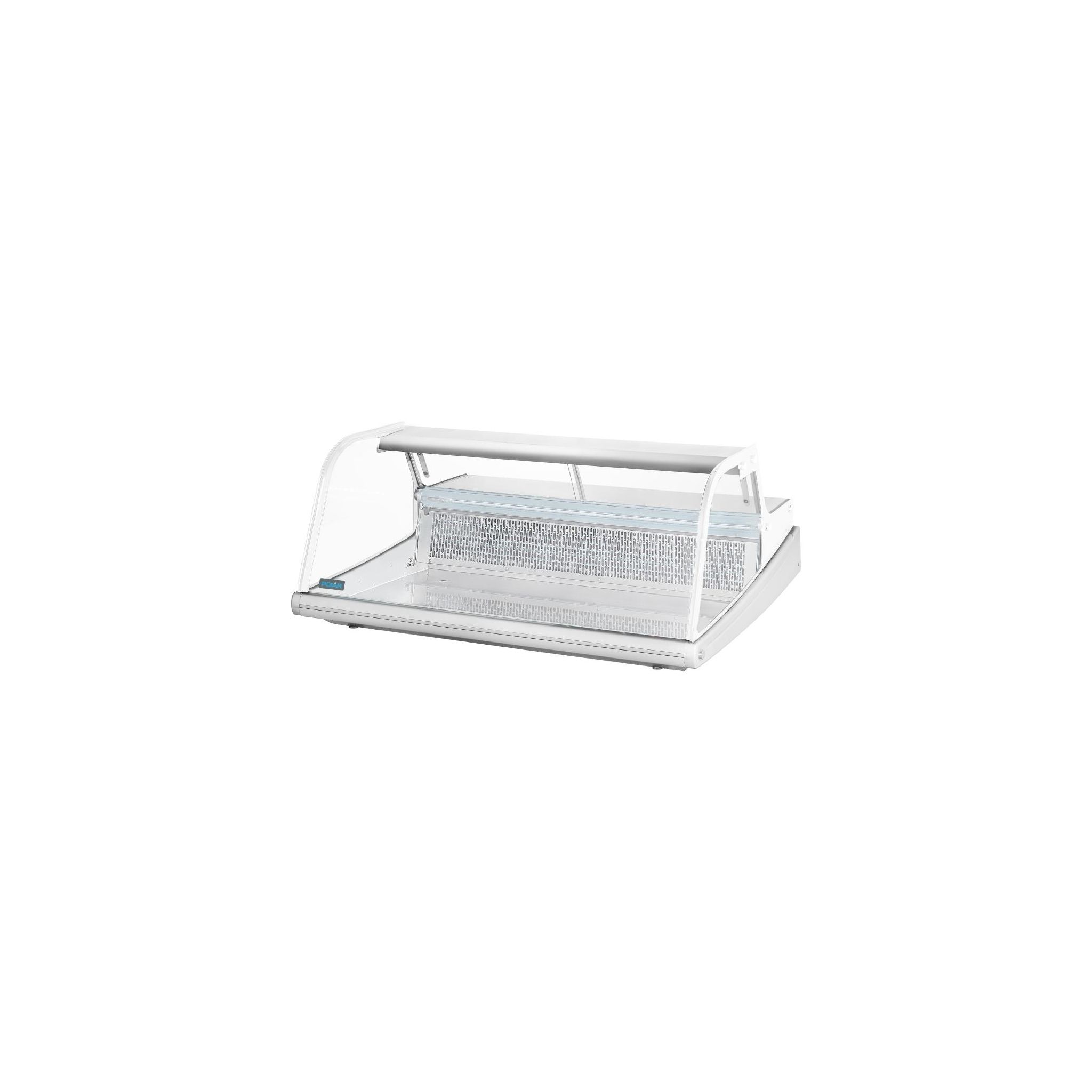 Polar G-Series GE961 225 Ltr Countertop Curved Glass Refrigerated Fish Display Case