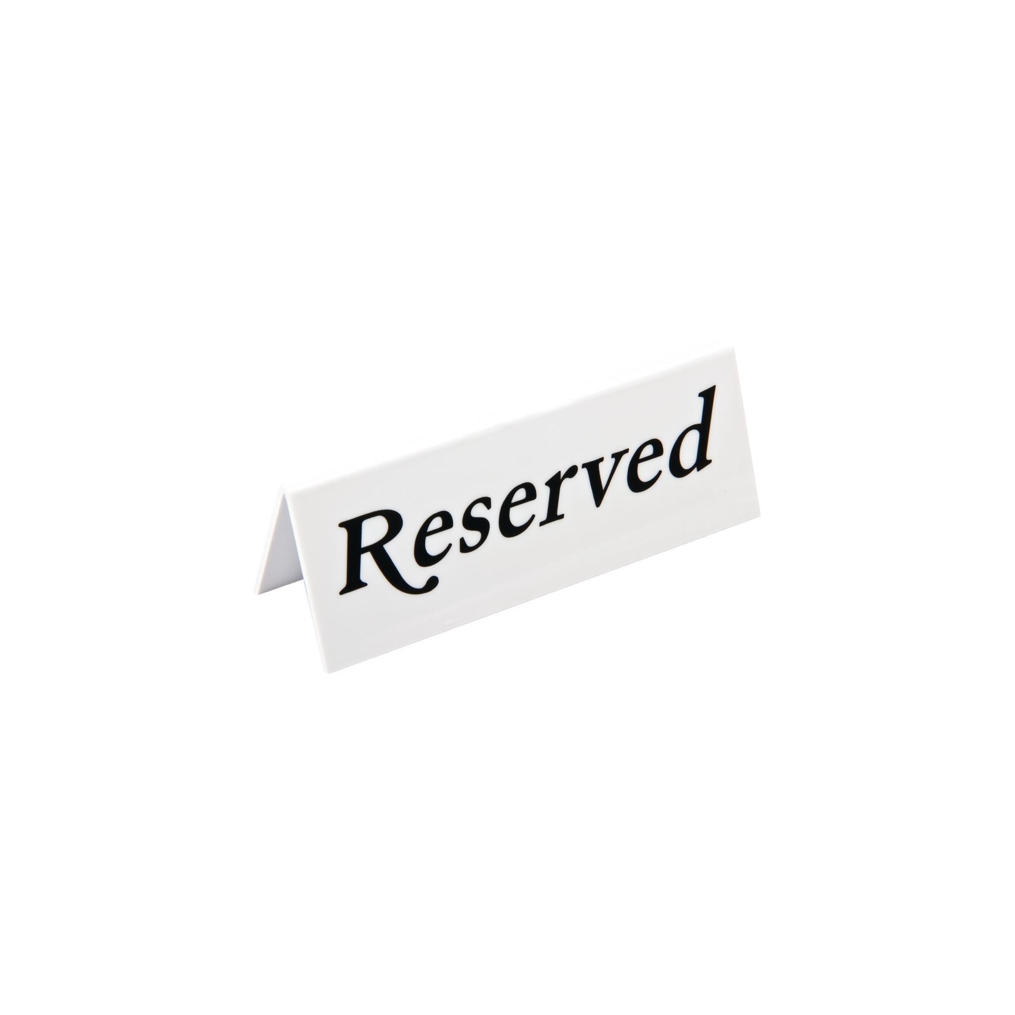 Beaumont L988 Plastic Reserve Signs (Pack of 10)