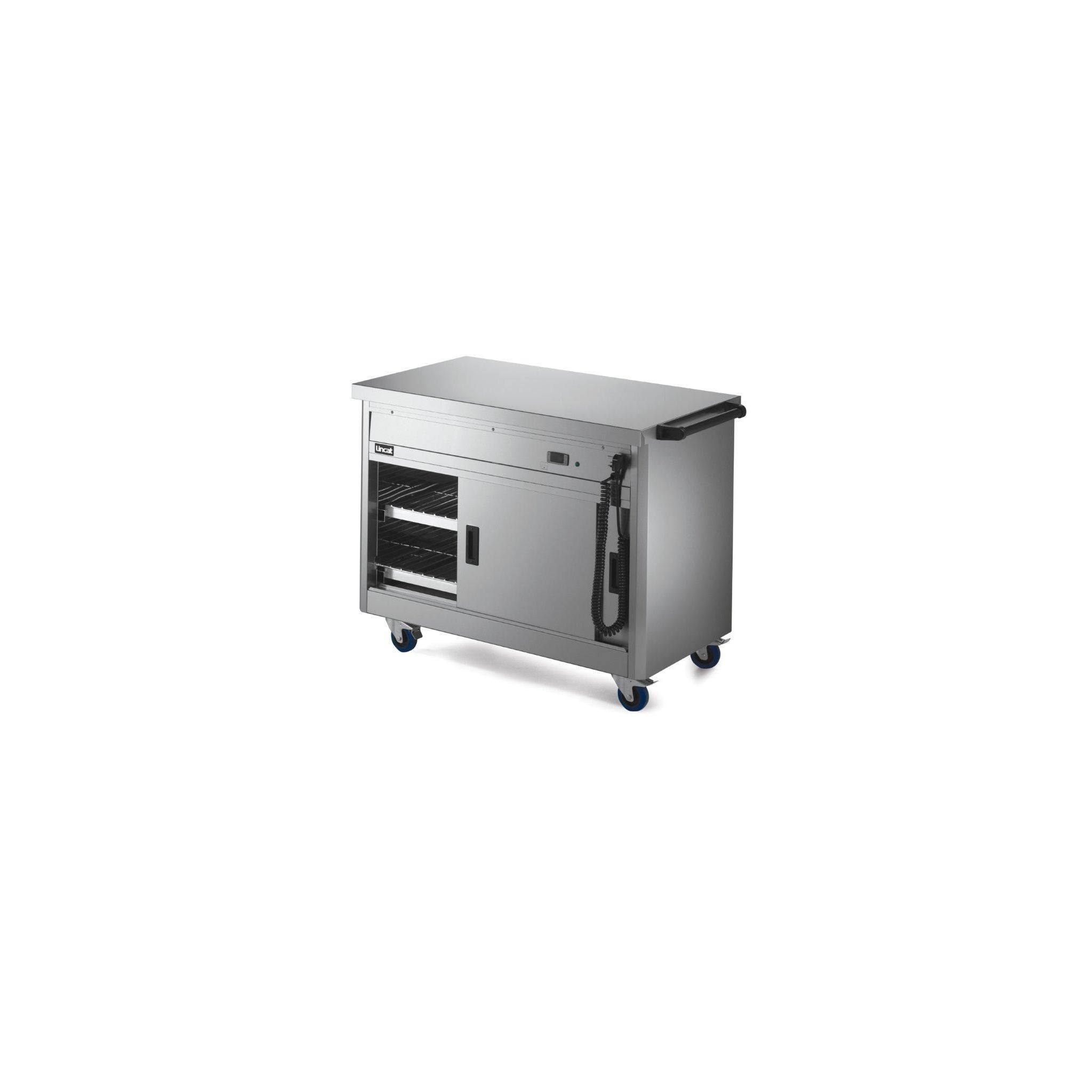 Lincat Panther P6P3 1205mm Wide Mobile Hot Cupboard With Plain Top