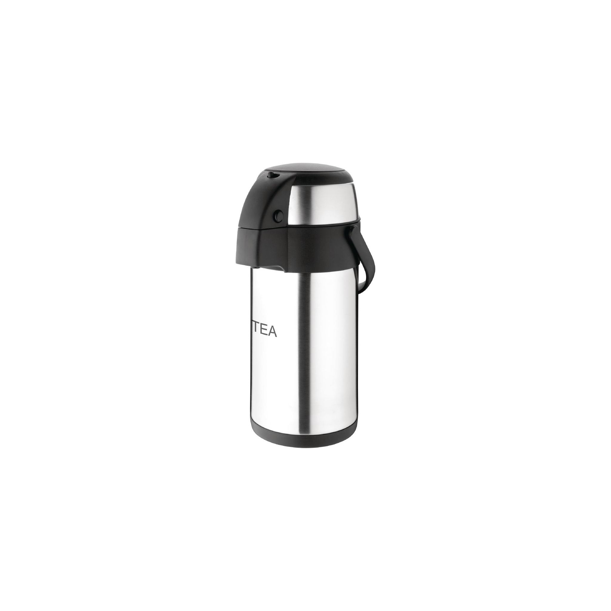 Olympia DP127 Pump Action Airpot Etched 'Tea' 3Ltr