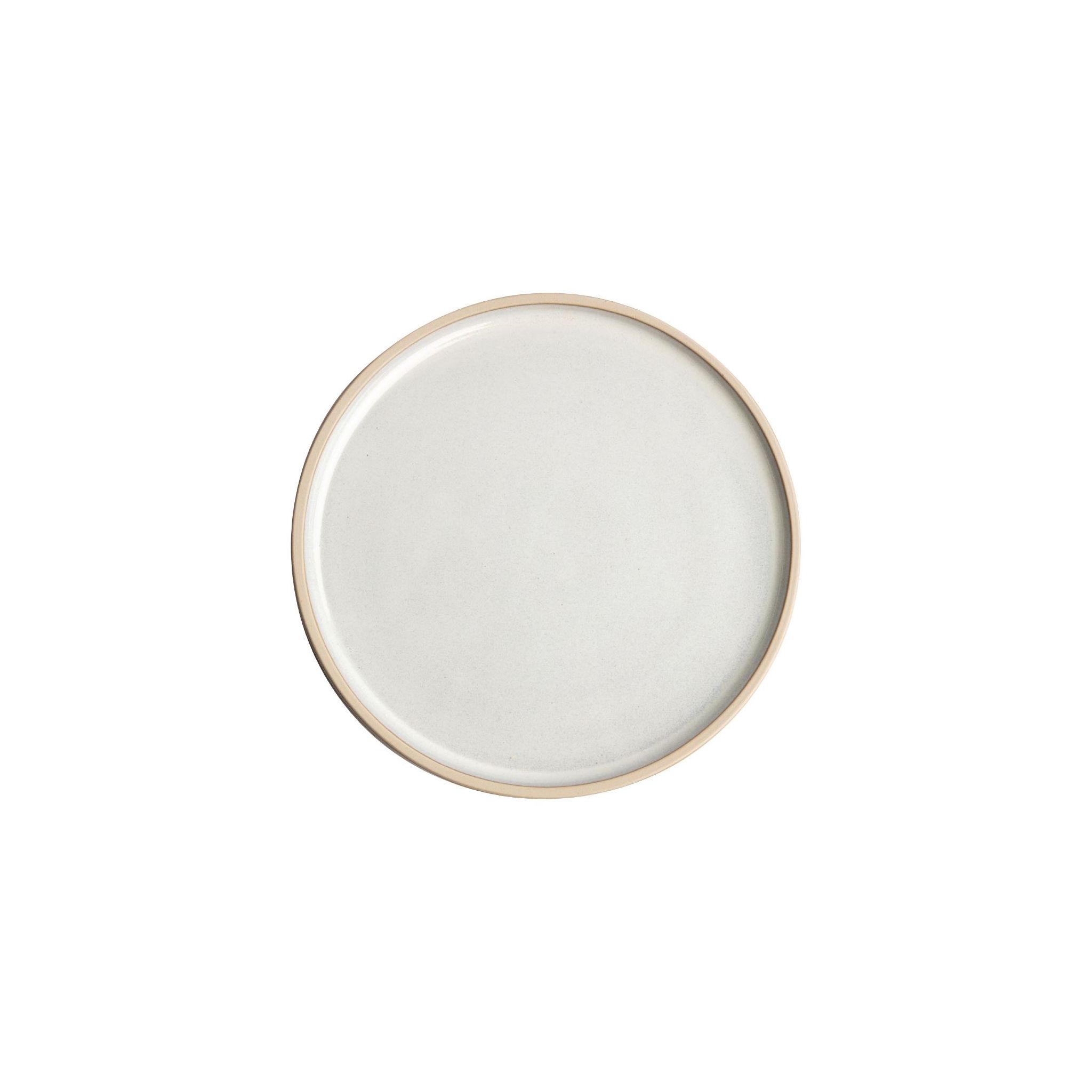 Olympia Canvas FA328 Flat Round Plates Murano White 180mm (Pack of 6)
