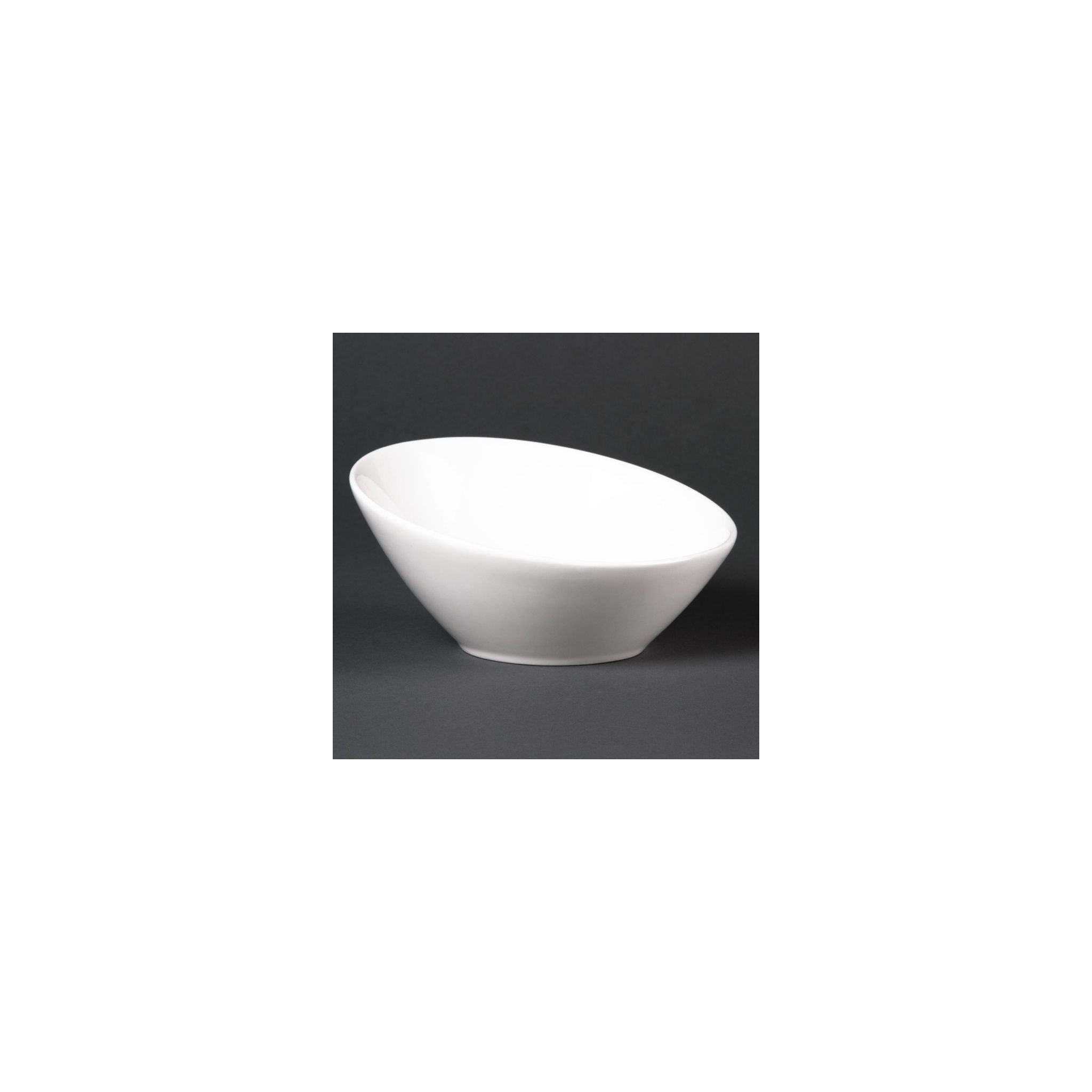 Olympia Lumina CF383 Oval Sloping Bowls 148mm (Pack of 6)