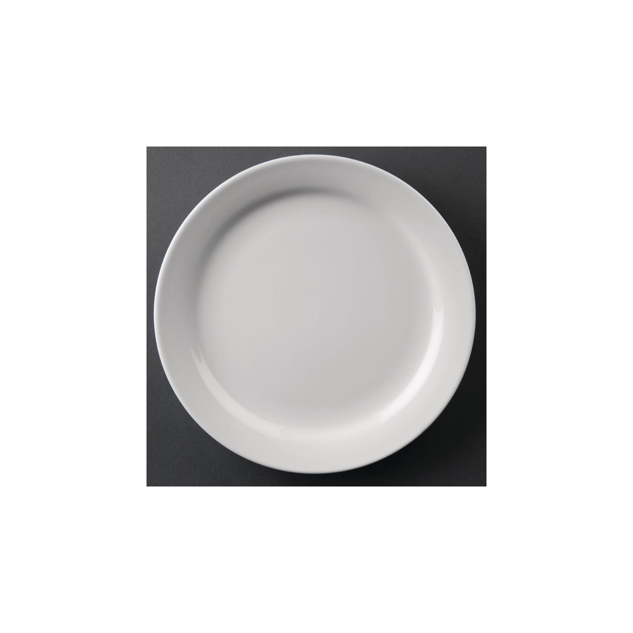 Olympia Athena CF360 Narrow Rimmed Plates White 165mm (Pack of 12)