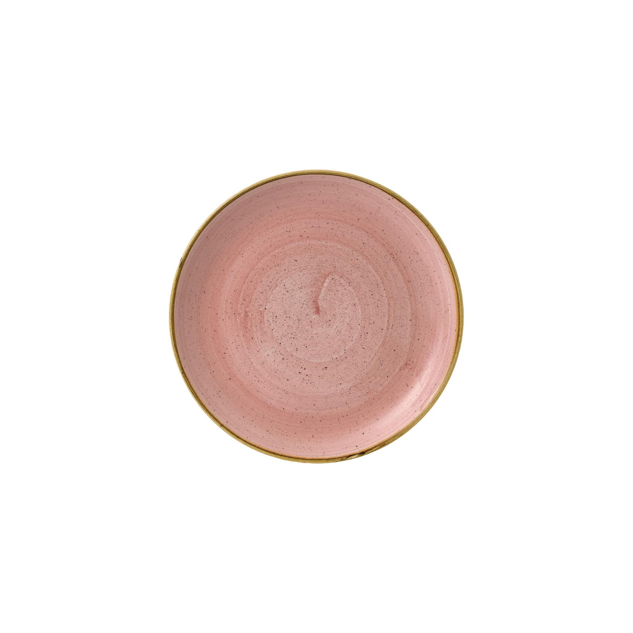 Churchill Stonecast FJ900 Petal Pink Coupe Plates 11 1/4 " (Pack of 12)