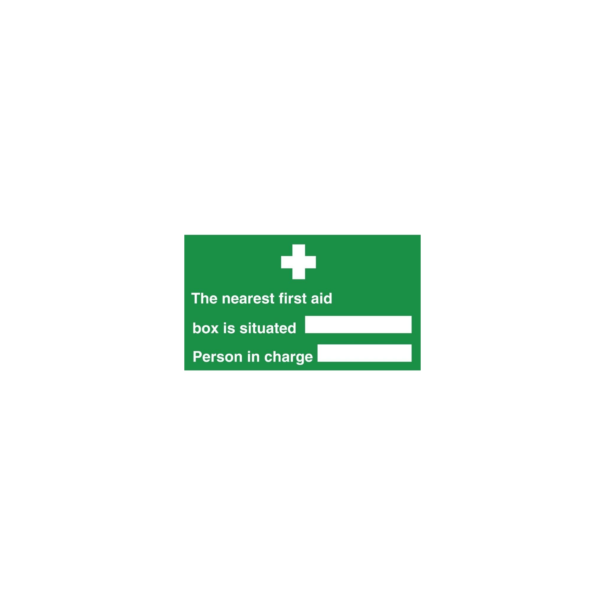Vogue L944 Nearest First Aid Box Sign
