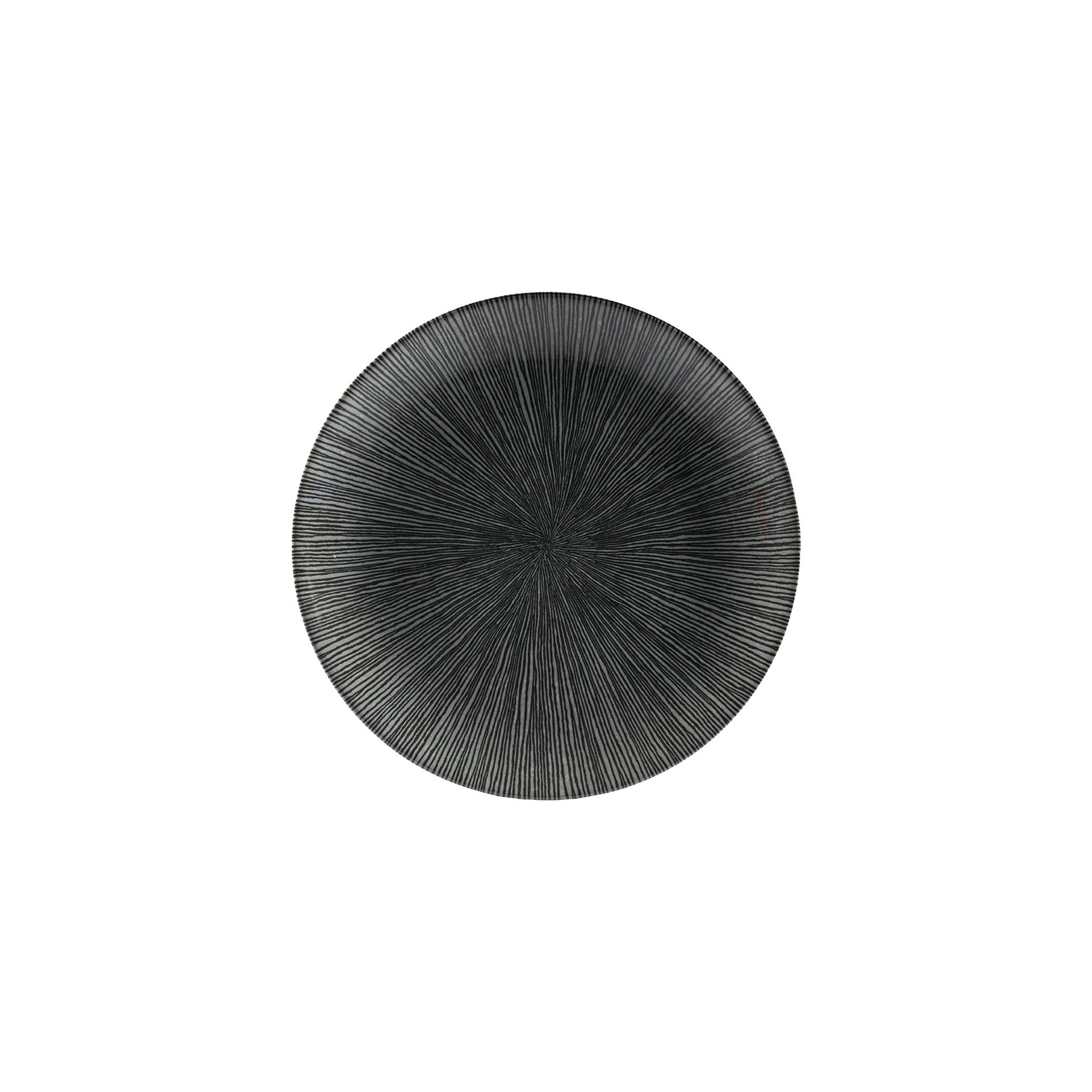 Churchill Studio Prints Agano FC102 Coupe Plates Black 217mm (Pack of 12)