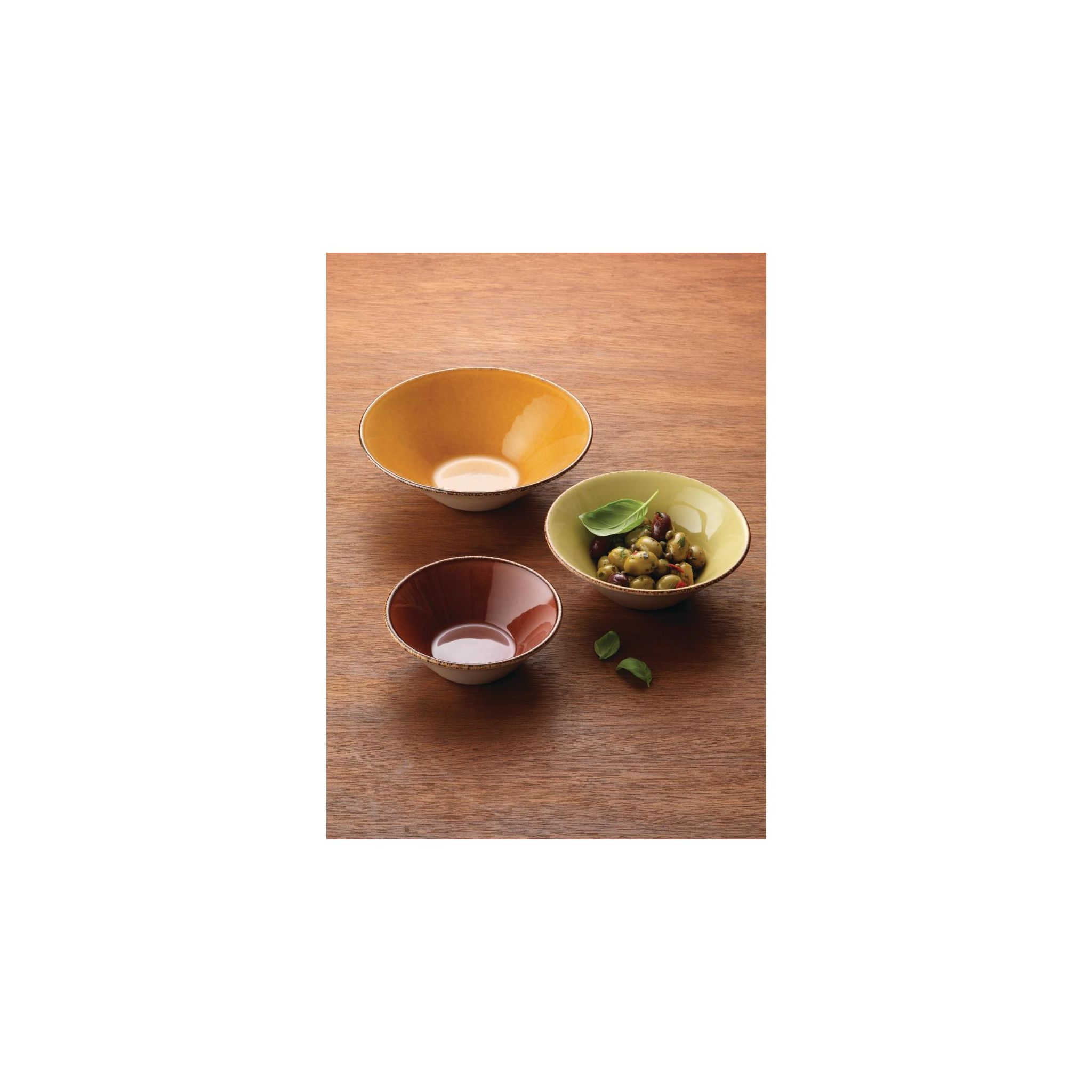 Steelite Terramesa V7146 Mustard Essence Bowls 202mm (Pack of 24)