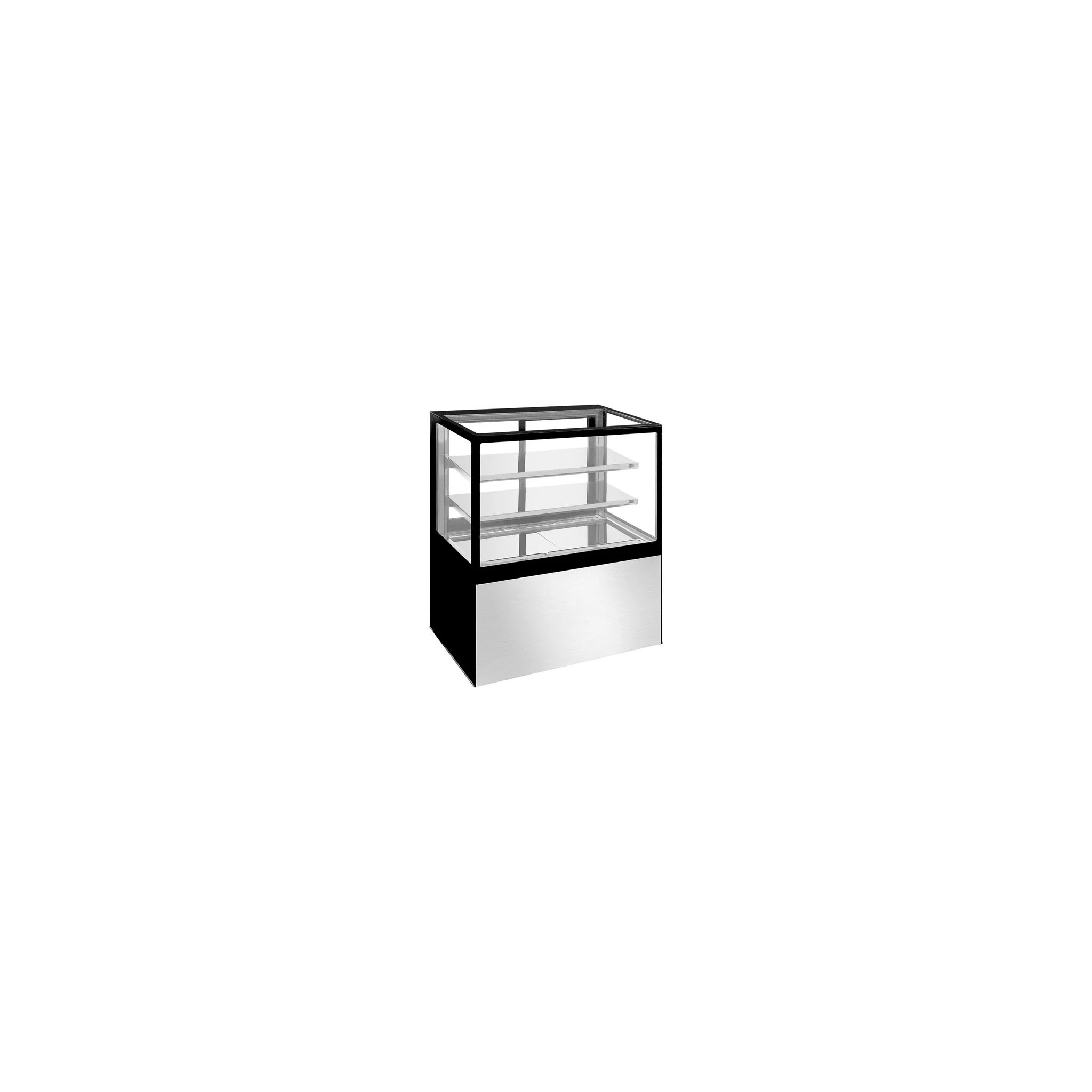 Polar U-Series UA060 900mm Wide Flat Glass Patisserie Serve Over Counter Display Fridge