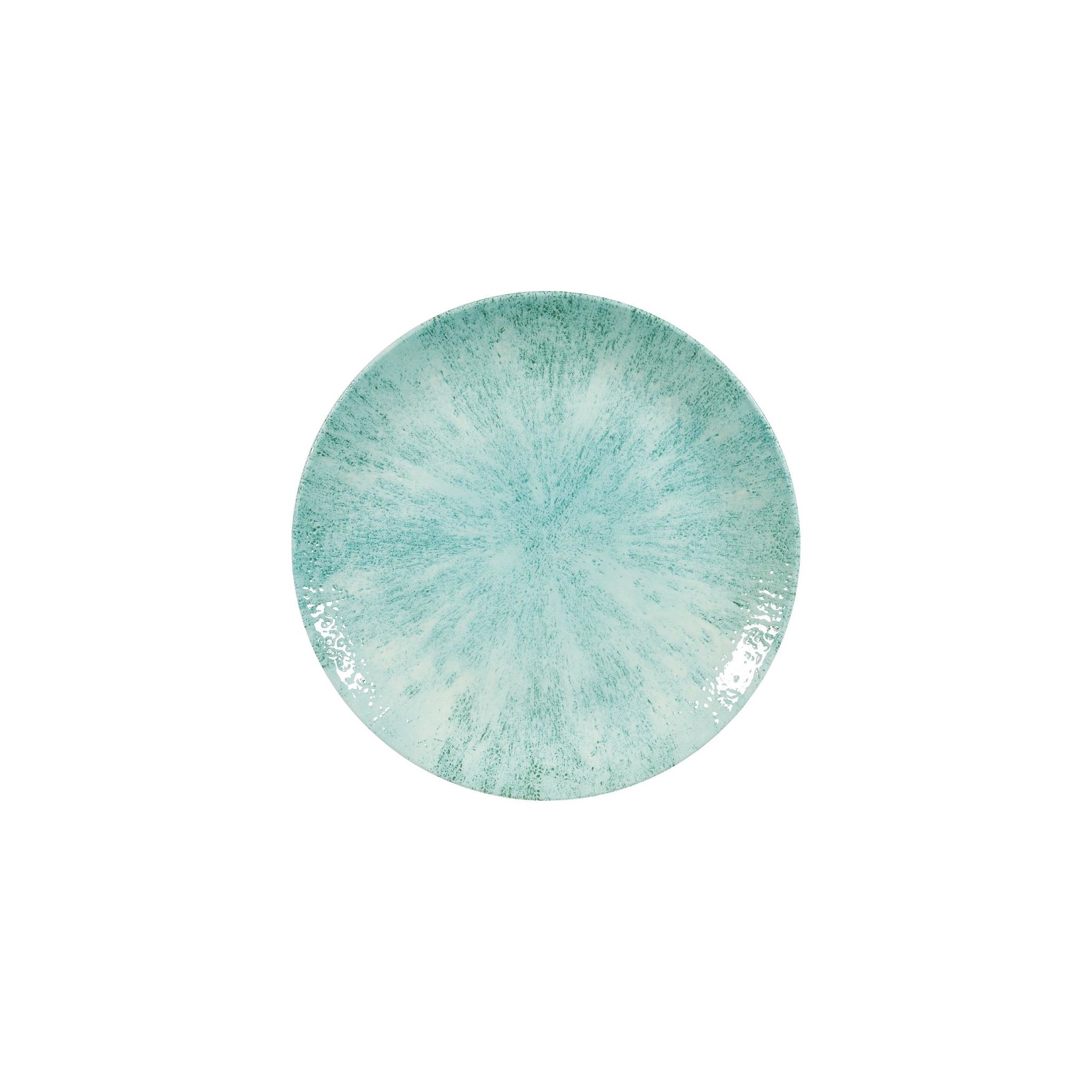 Churchill Studio Prints Stone FA620 Coupe Plates Aquamarine 260mm (Pack of 12)